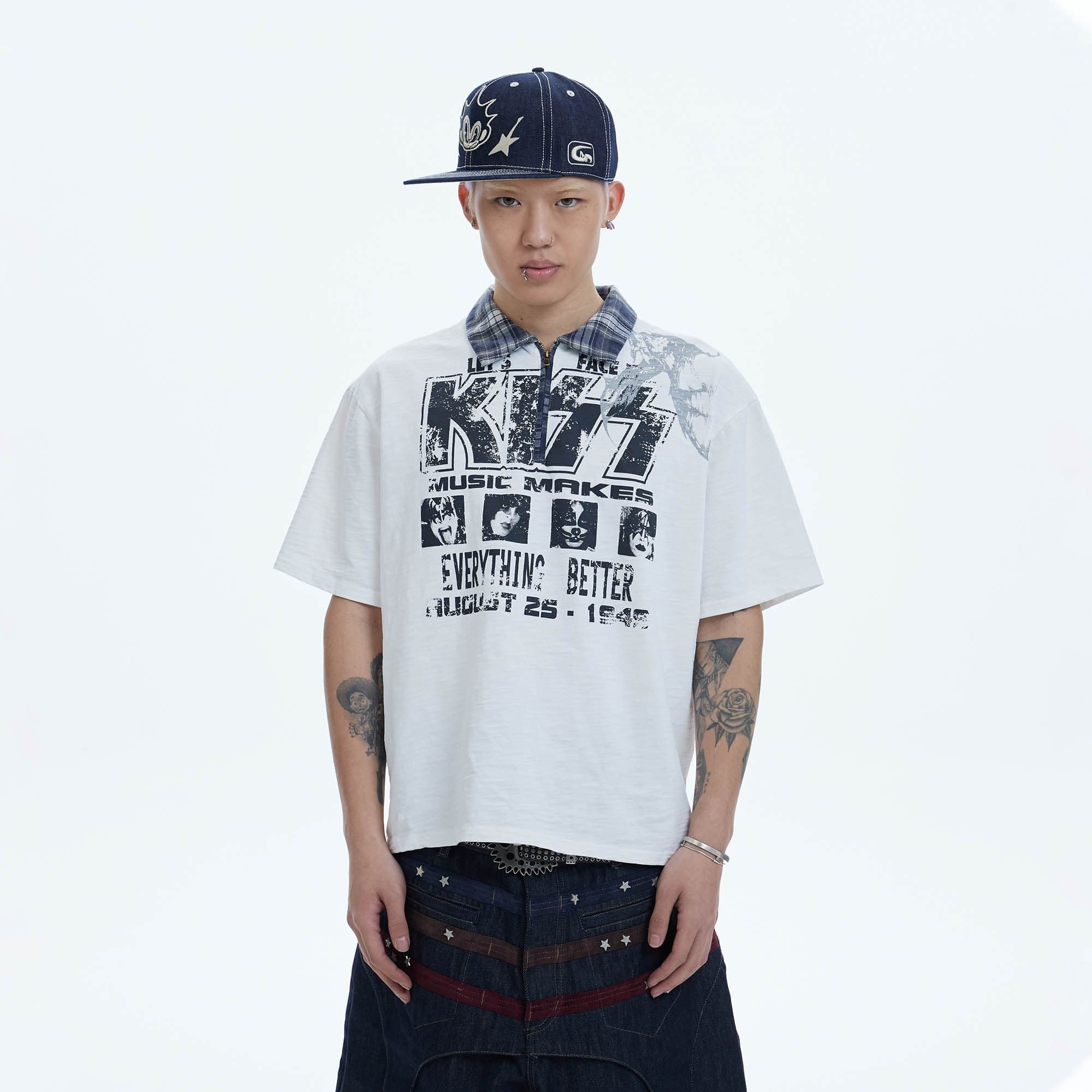 DND4DES KISS Band Polo T-Shirt, premium urban and streetwear designers apparel on PROJECTISR.com, DND4DES