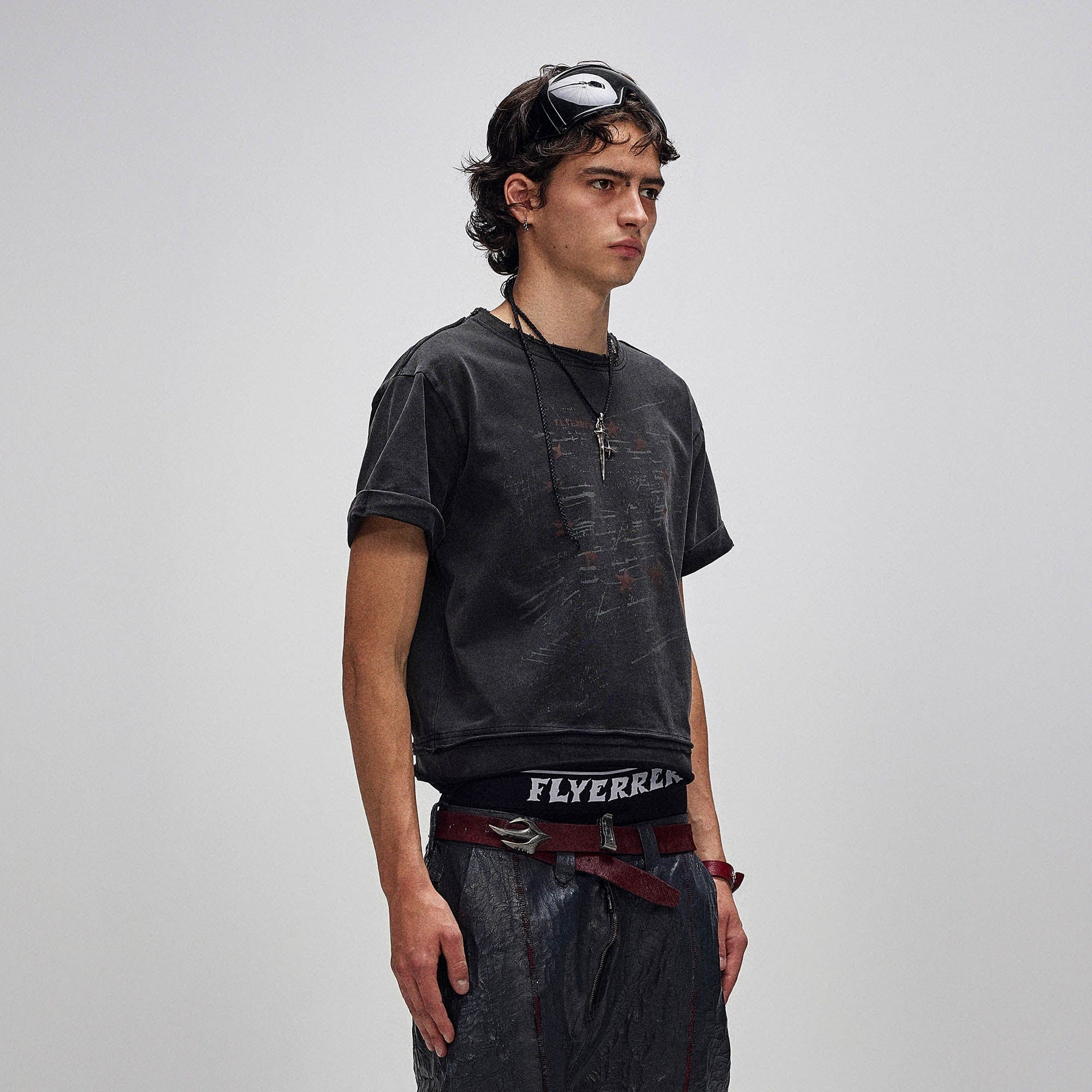 FLYERRER Distressed Shooting Star T-Shirt