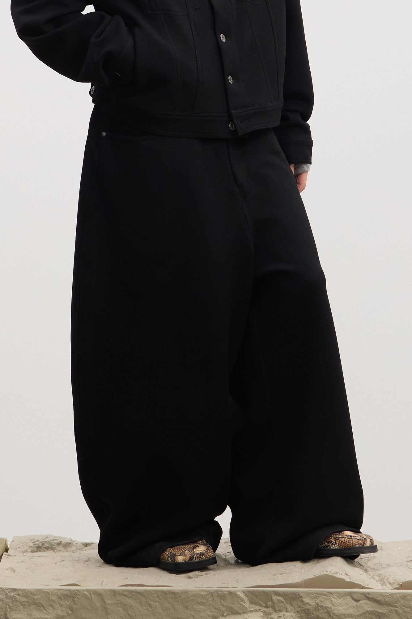 DND4DES Essential Wool-Blend Baggy Pants, premium urban and streetwear designers apparel on PROJECTISR.com, DND4DES