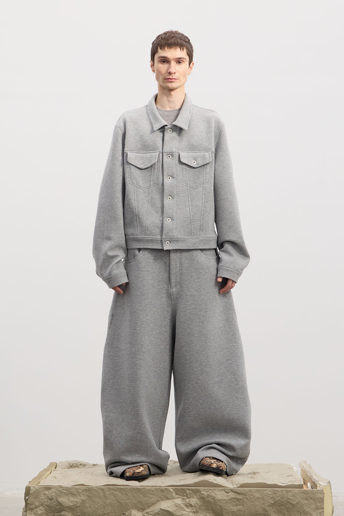 DND4DES Essential Wool-Blend Baggy Pants, premium urban and streetwear designers apparel on PROJECTISR.com, DND4DES
