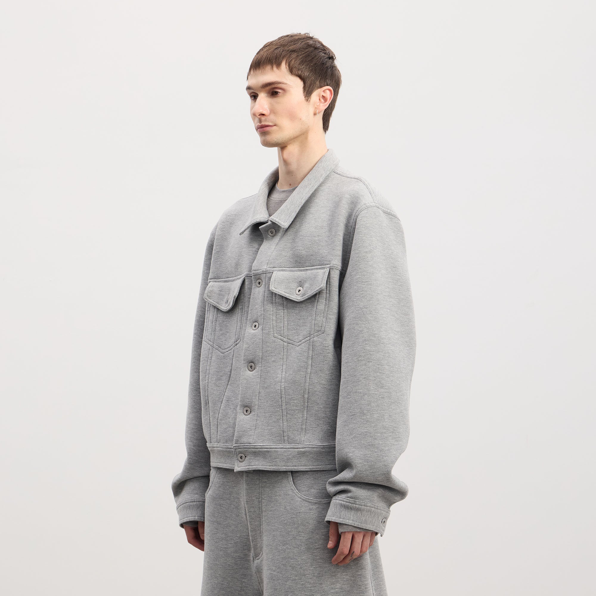 DND4DES Wool-Blend Button-Up Utility Jacket, premium urban and streetwear designers apparel on PROJECTISR.com, DND4DES