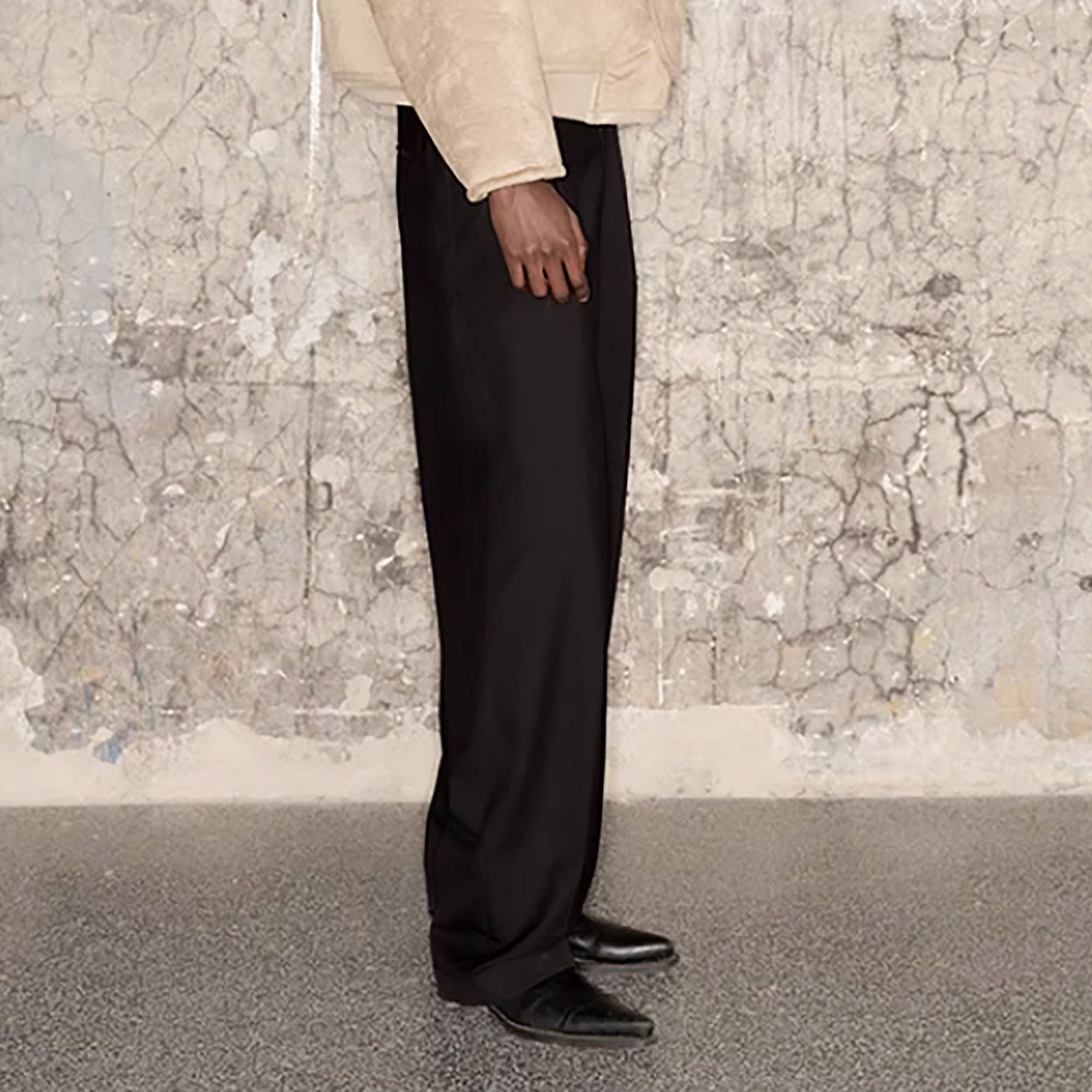 TRIANGLE PROJECT Essential Wool-Blended Oversized Trousers