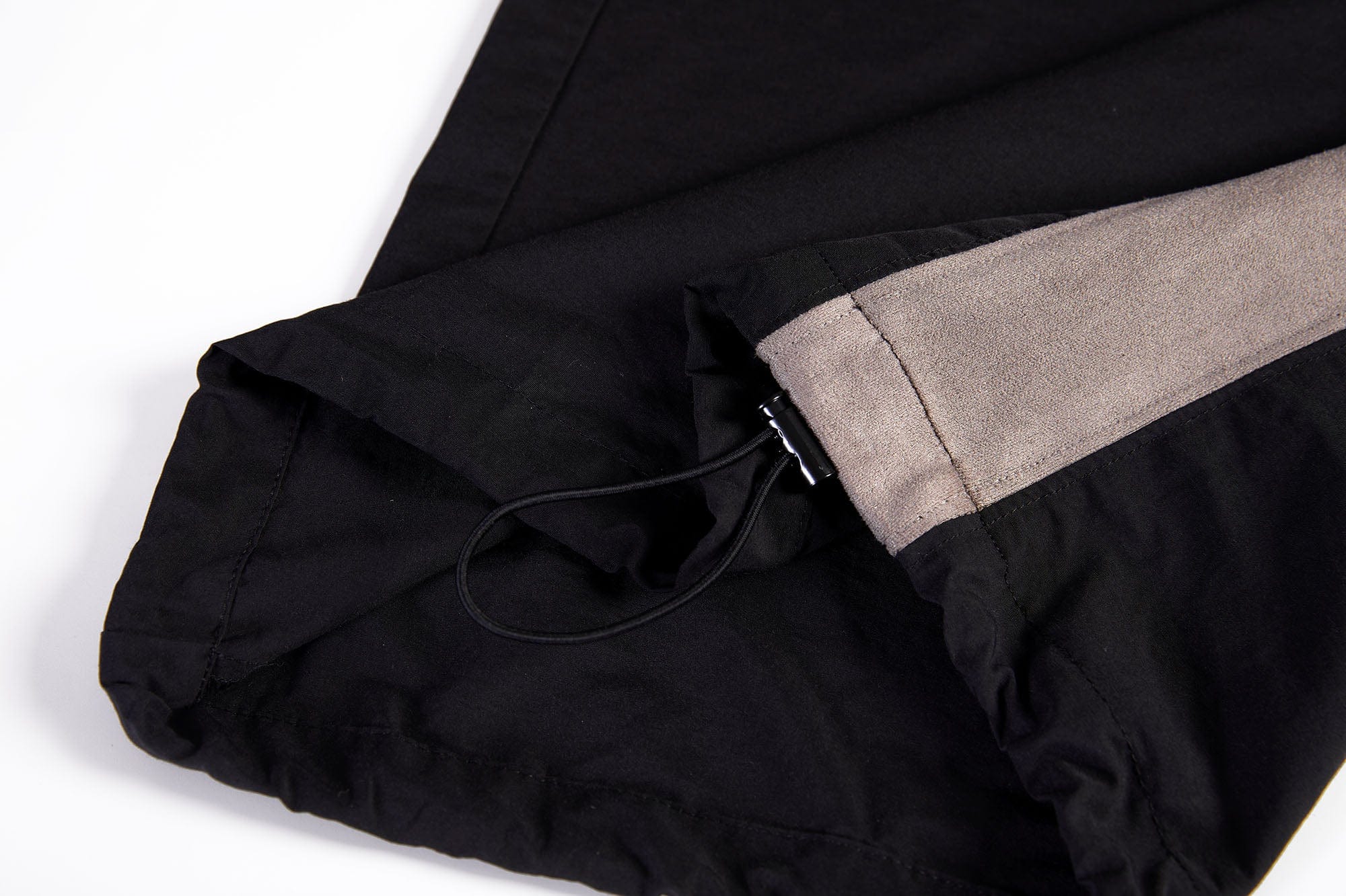 ERROR CODE ROBOT Diagonal Stripe Suede Track Pants, premium urban and streetwear designers apparel on PROJECTISR.com, ERROR CODE ROBOT