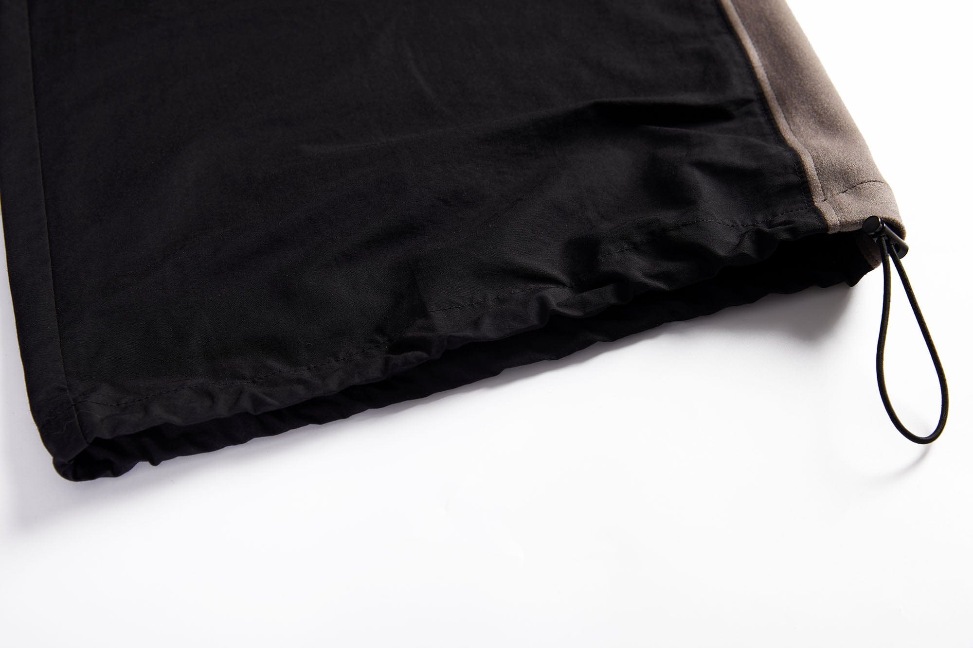 ERROR CODE ROBOT Diagonal Stripe Suede Track Pants, premium urban and streetwear designers apparel on PROJECTISR.com, ERROR CODE ROBOT