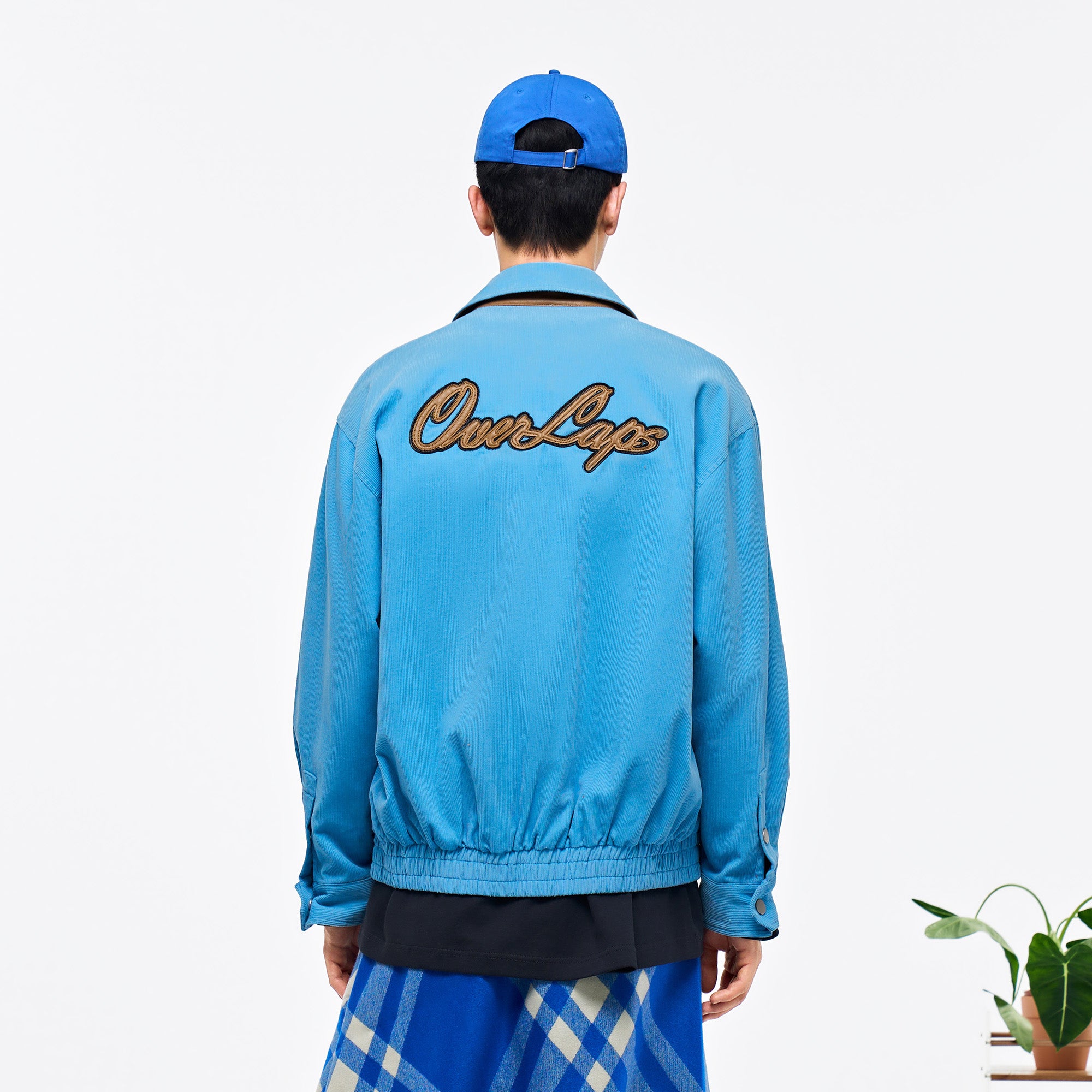 OVERLAPS Embroidered LOGO Utility Snap Jacket, premium urban and streetwear designers apparel on PROJECTISR.com, OVERLAPS