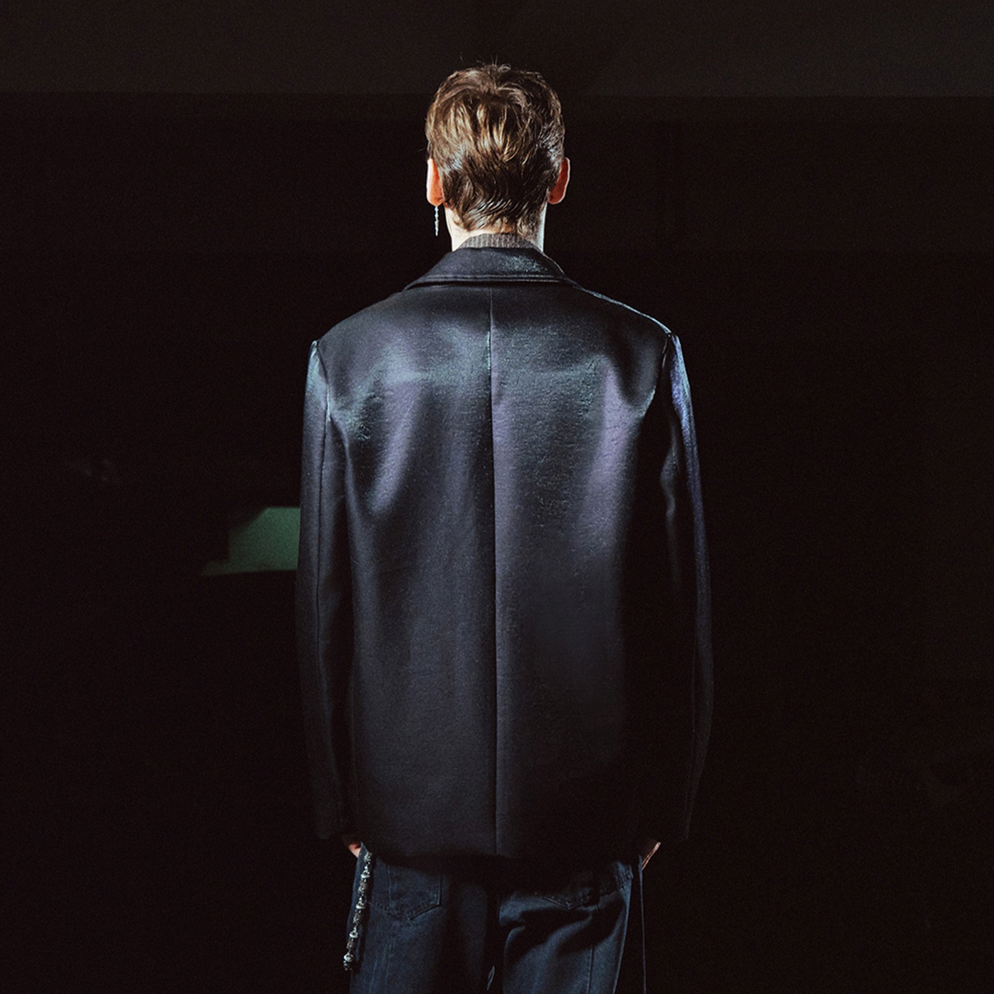 RICHILL Satin Embroidered Heart Blazer, premium urban and streetwear designers apparel on PROJECTISR.com, RICHILL