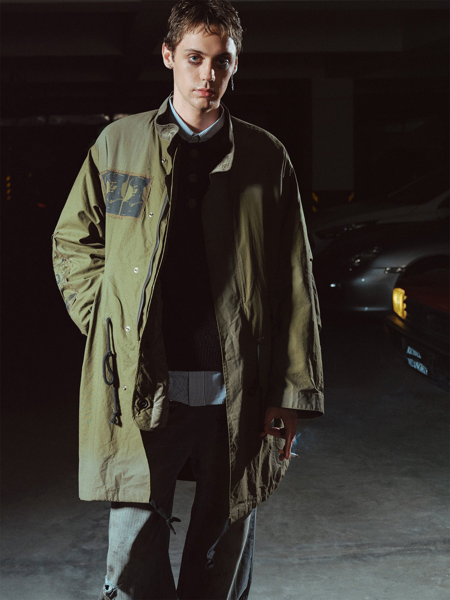 RICHILL Detachable Inner Liner Patch Parka, premium urban and streetwear designers apparel on PROJECTISR.com, RICHILL