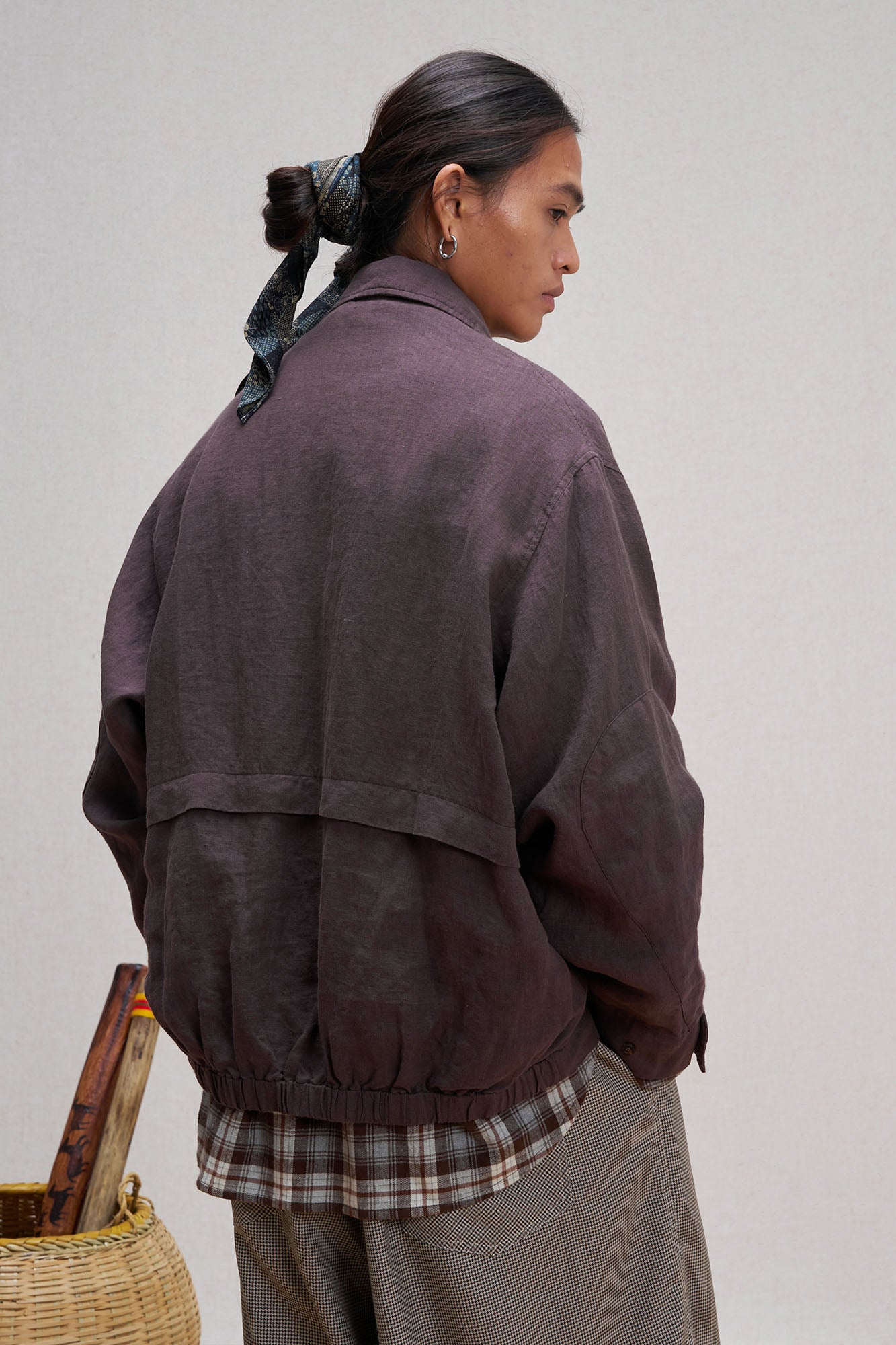 UNLIMITED MOTE Multi-Pocket Linen Shirt