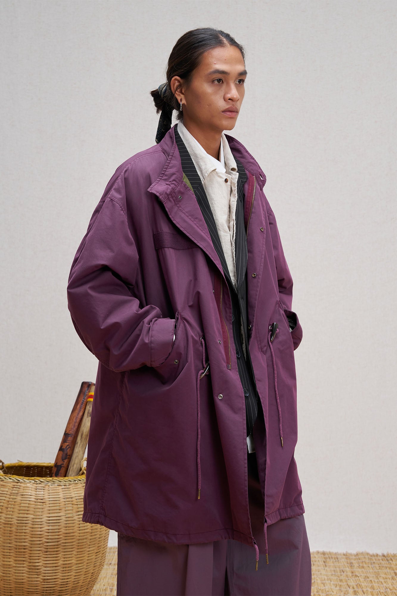 UNLIMITED MOTE Oversized Drawcord Parka