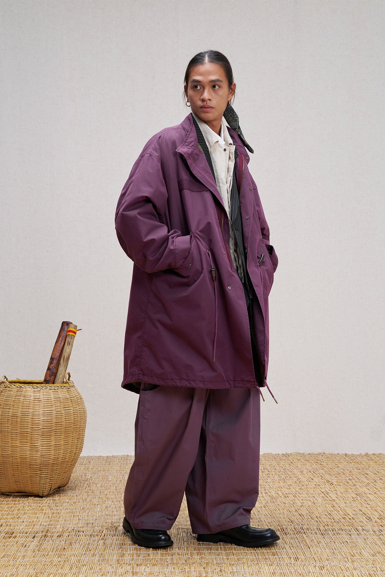 UNLIMITED MOTE Oversized Drawcord Parka