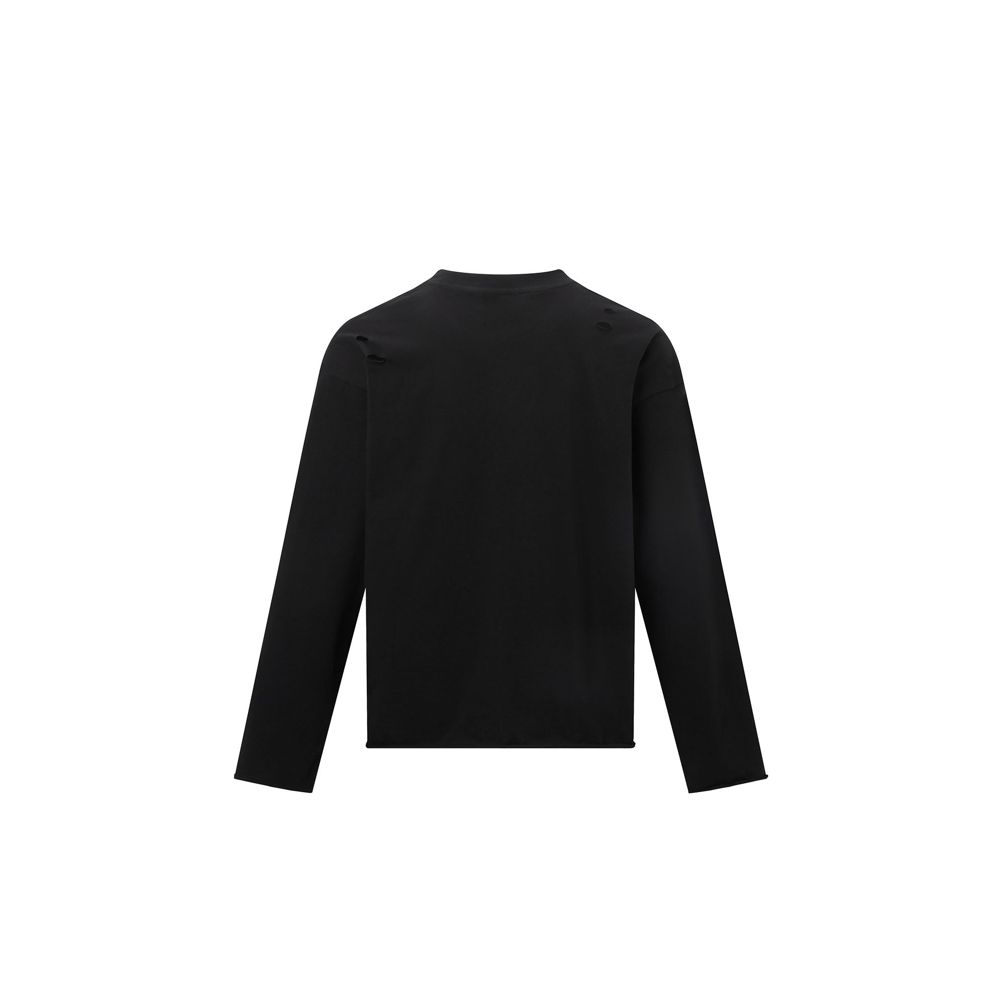 RECOVER ZONE Distressed Graphic Long Sleeve Tee, premium urban and streetwear designers apparel on PROJECTISR.com, RECOVER ZONE