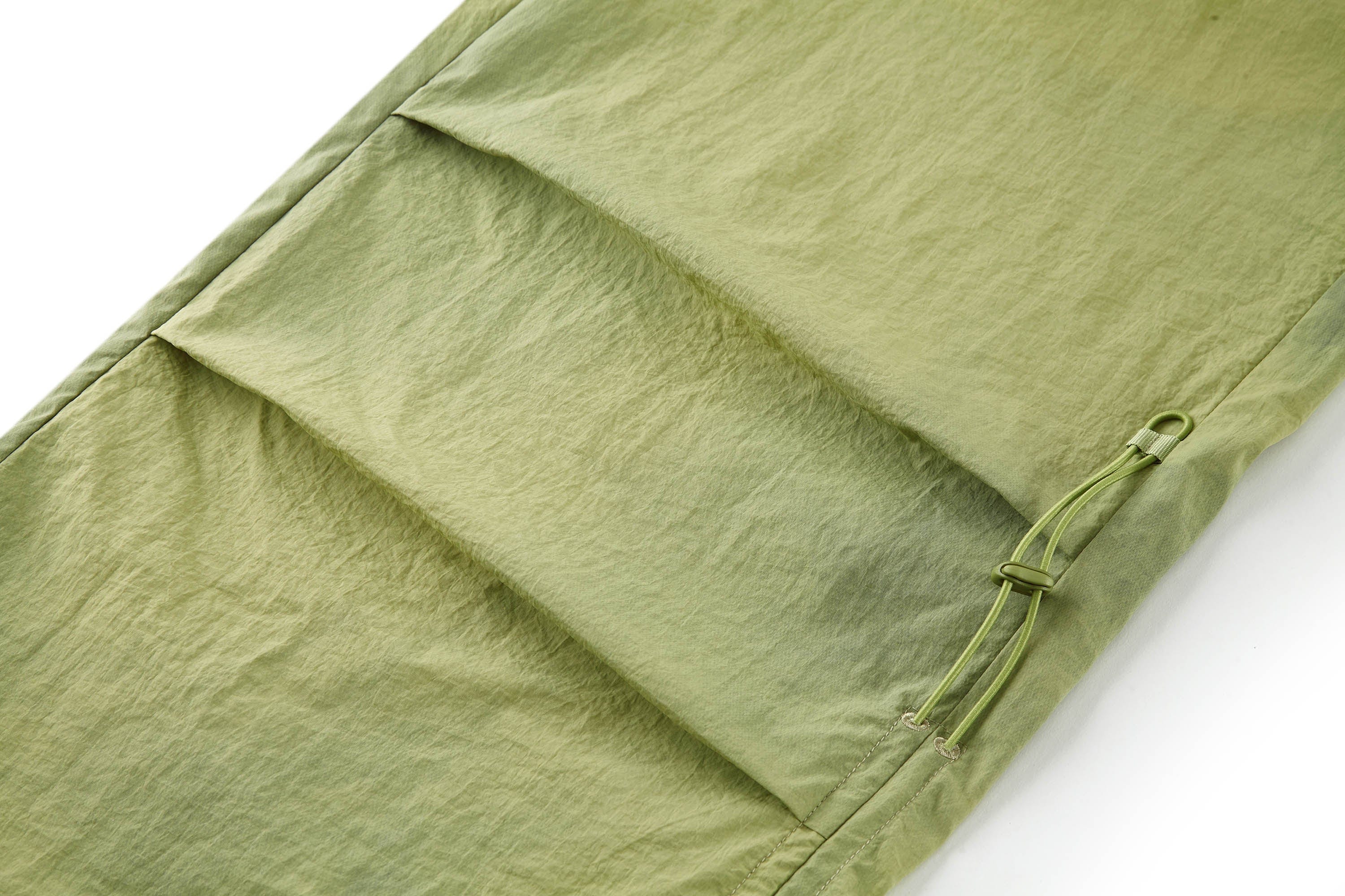 BONELESS Tie-Dye Crinkled Parachute Pants, premium urban and streetwear designers apparel on PROJECTISR.com, BONELESS