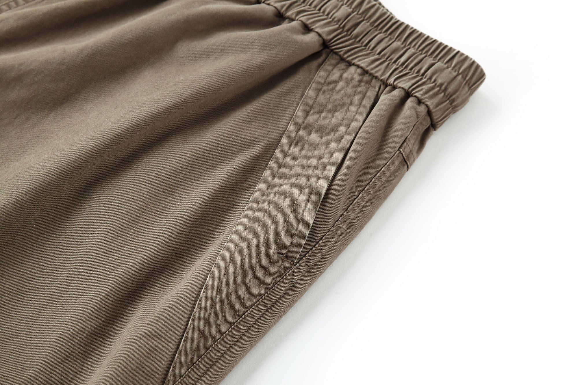BONELESS Multi-Pocket Pleated Knee Drawstring Pants