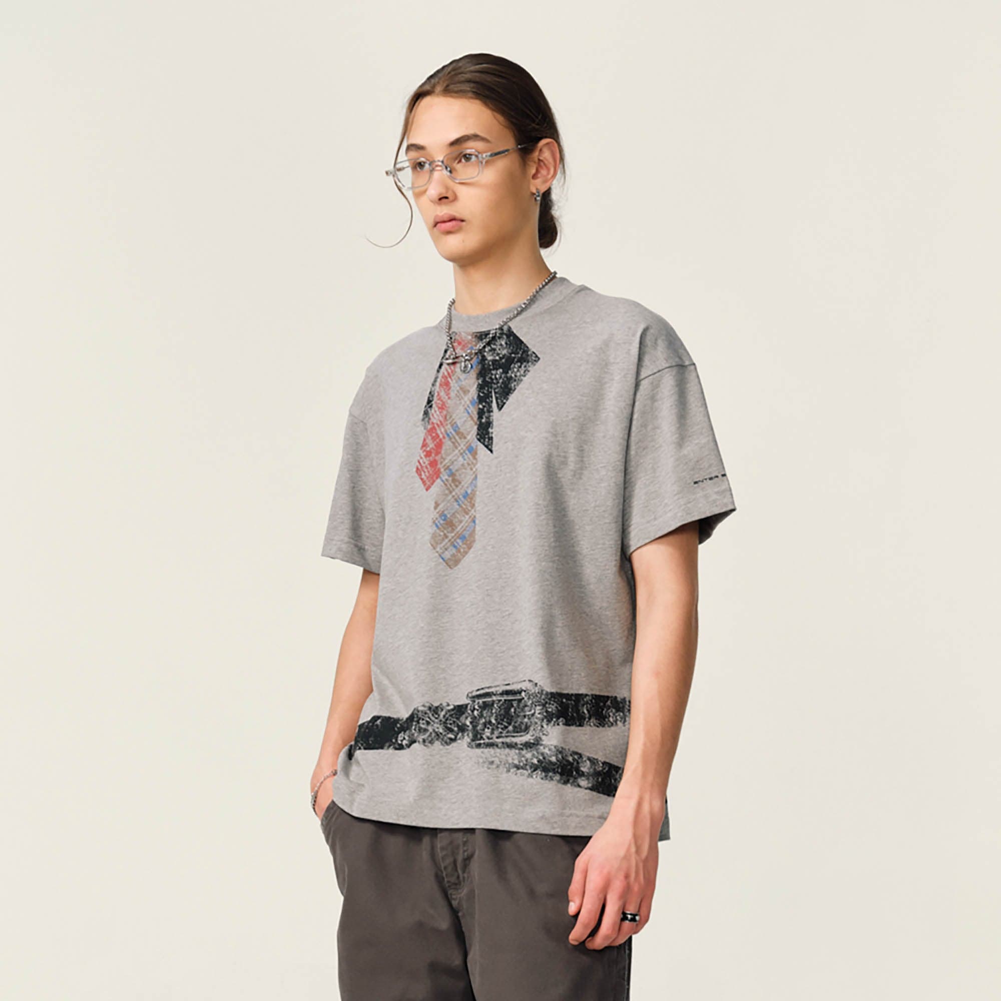 OVDY Tie-Belt Graphic T-Shirt, premium urban and streetwear designers apparel on PROJECTISR.com, OVDY