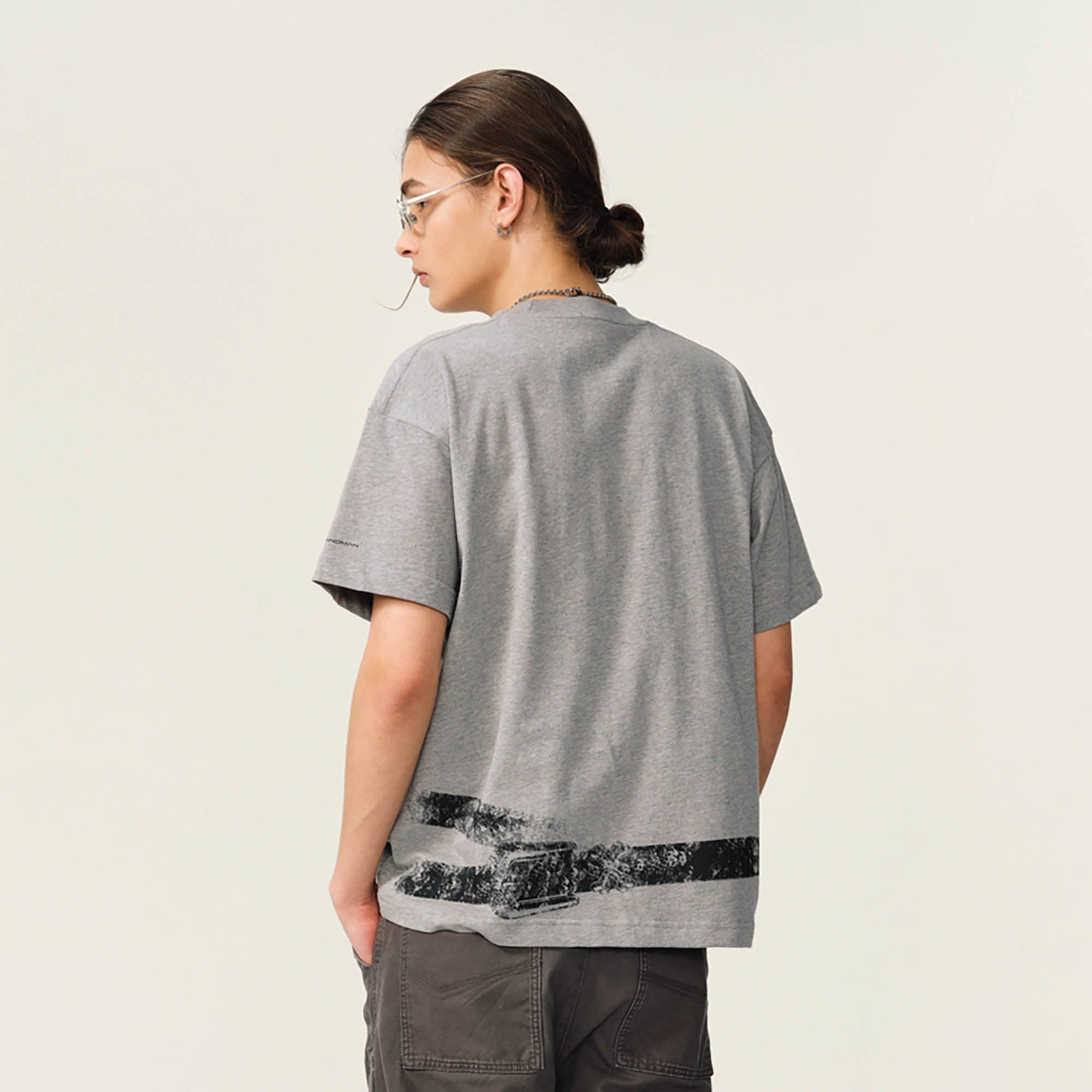 OVDY Tie-Belt Graphic T-Shirt, premium urban and streetwear designers apparel on PROJECTISR.com, OVDY