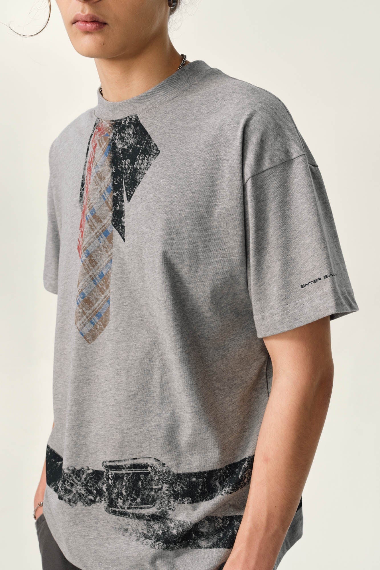 OVDY Tie-Belt Graphic T-Shirt, premium urban and streetwear designers apparel on PROJECTISR.com, OVDY
