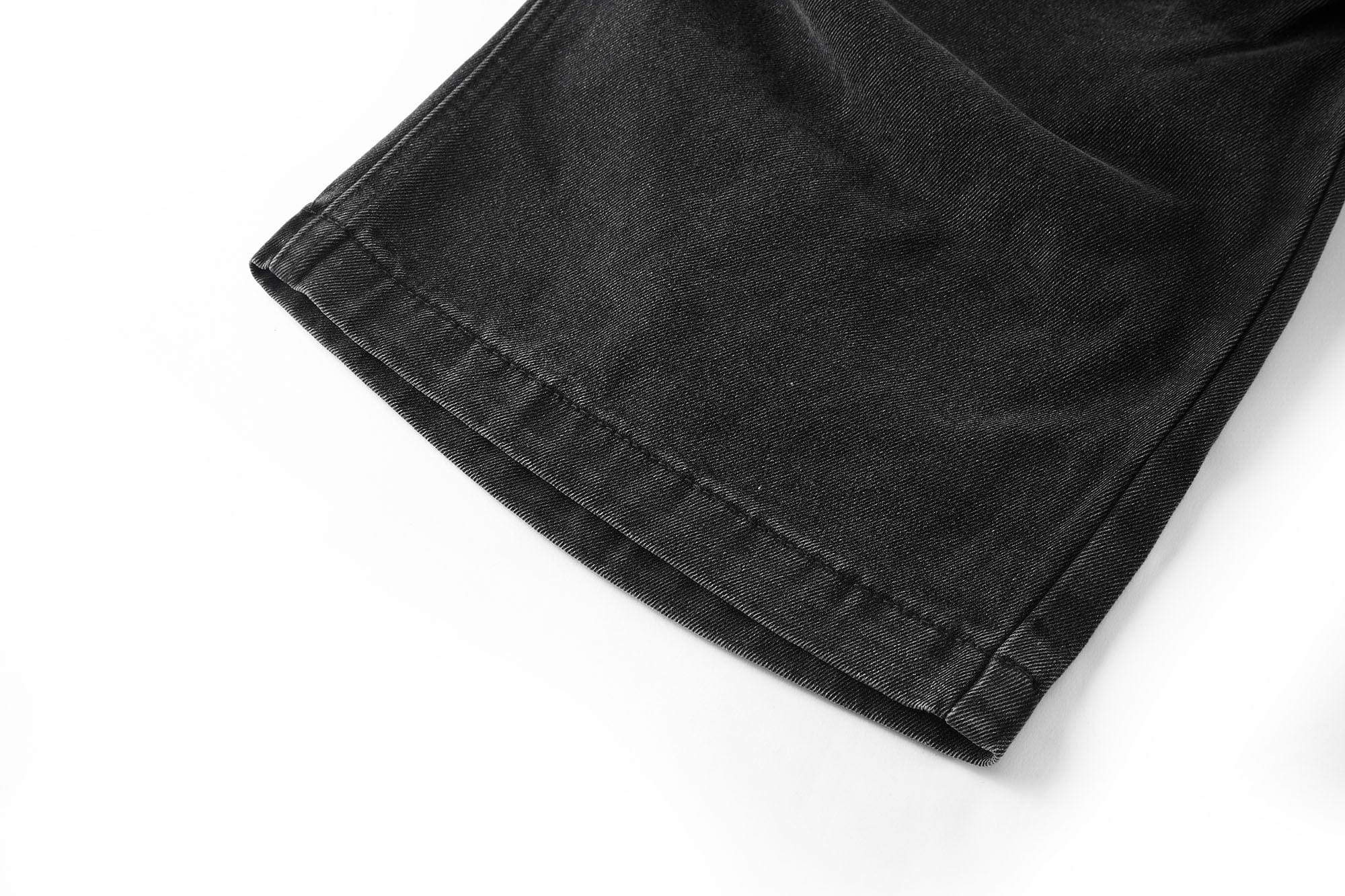 BONELESS Crinkled Embroidered Straight-Leg Jeans, premium urban and streetwear designers apparel on PROJECTISR.com, BONELESS