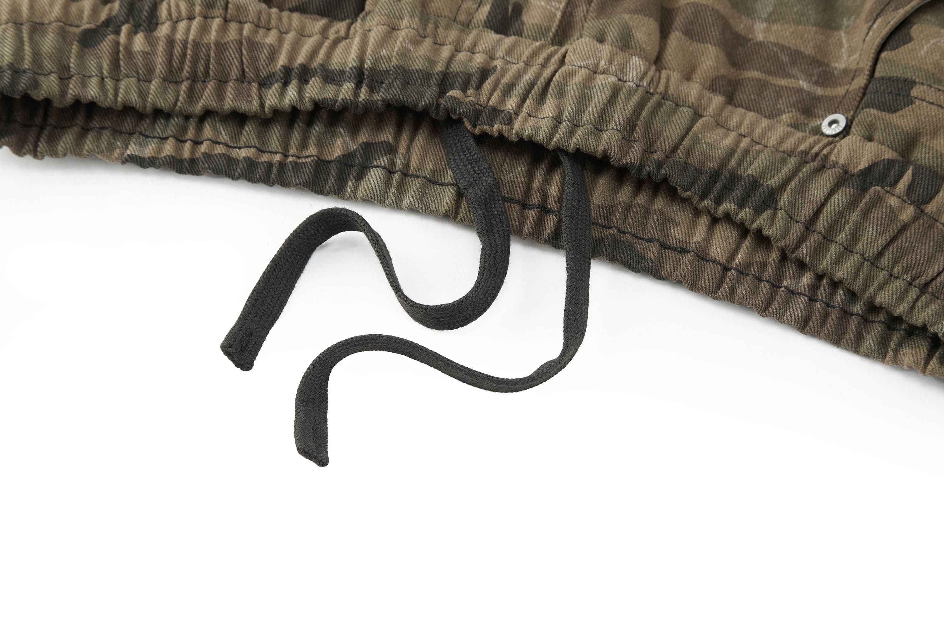 BONELESS Camo Graffiti Drawstring Shorts, premium urban and streetwear designers apparel on PROJECTISR.com, BONELESS