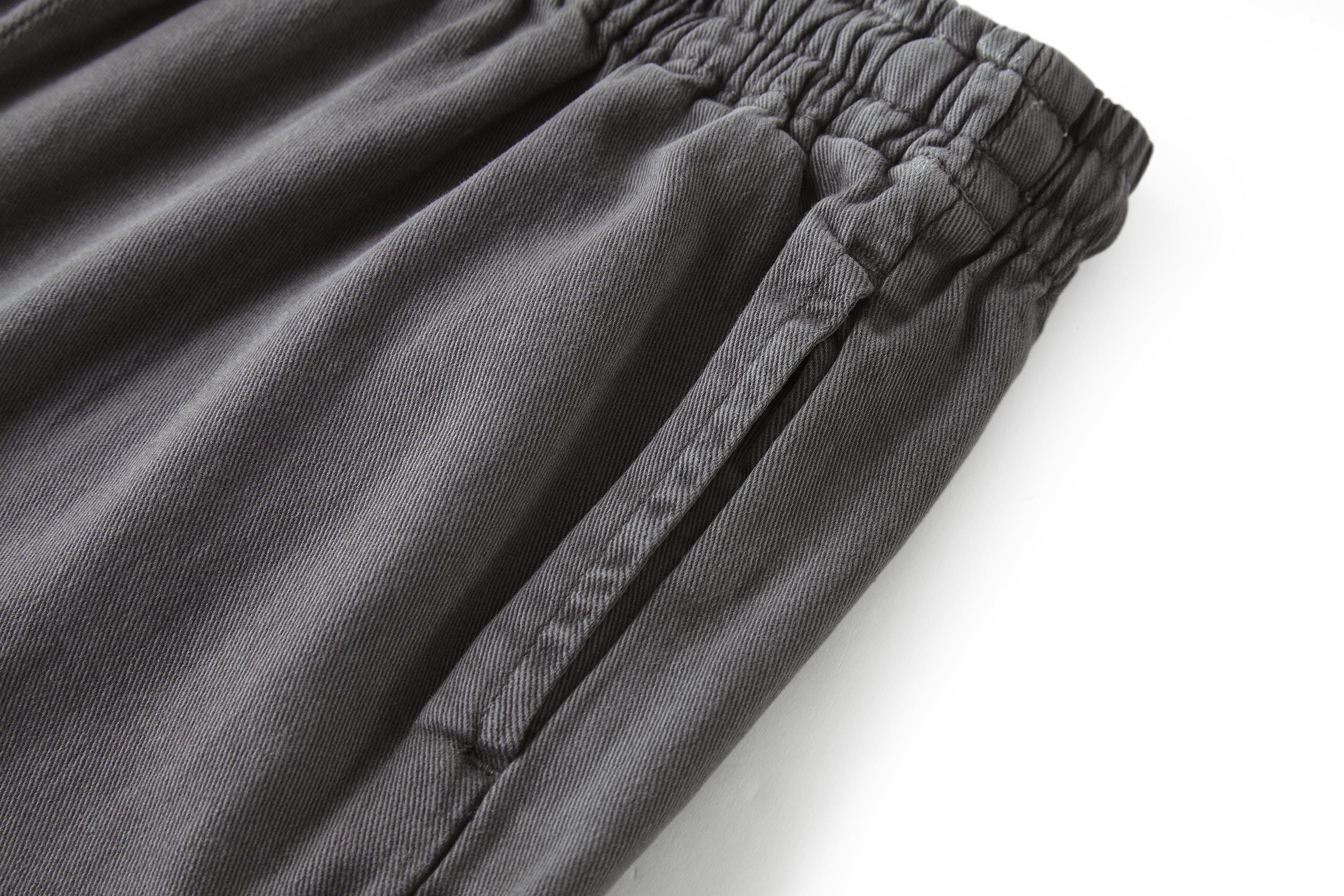 BONELESS Star Patchwork Drawstring Wide-Leg Cargo Pants