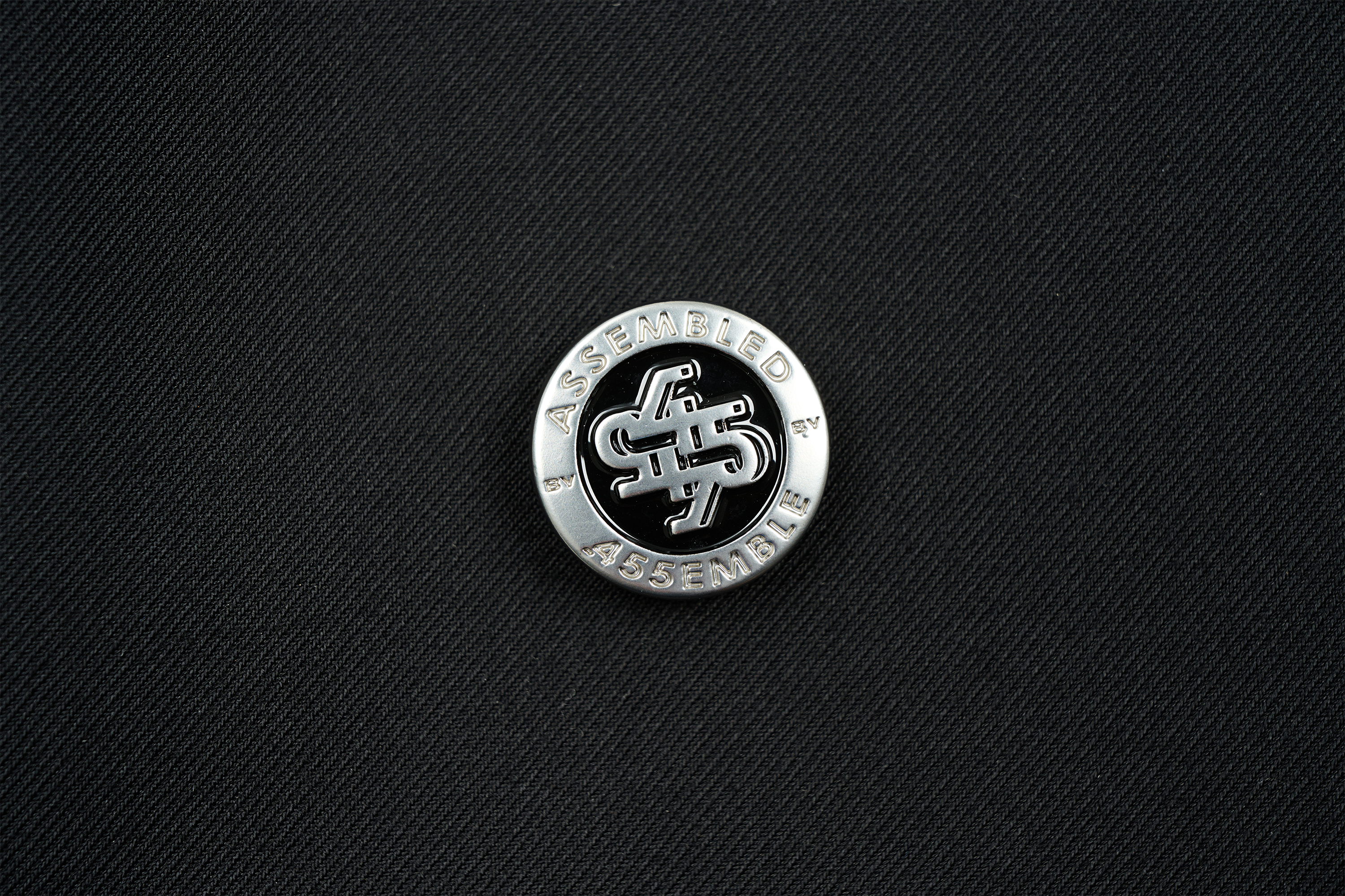 455EMBLE Paneled PU Lapel Waist-Cinched Blazer