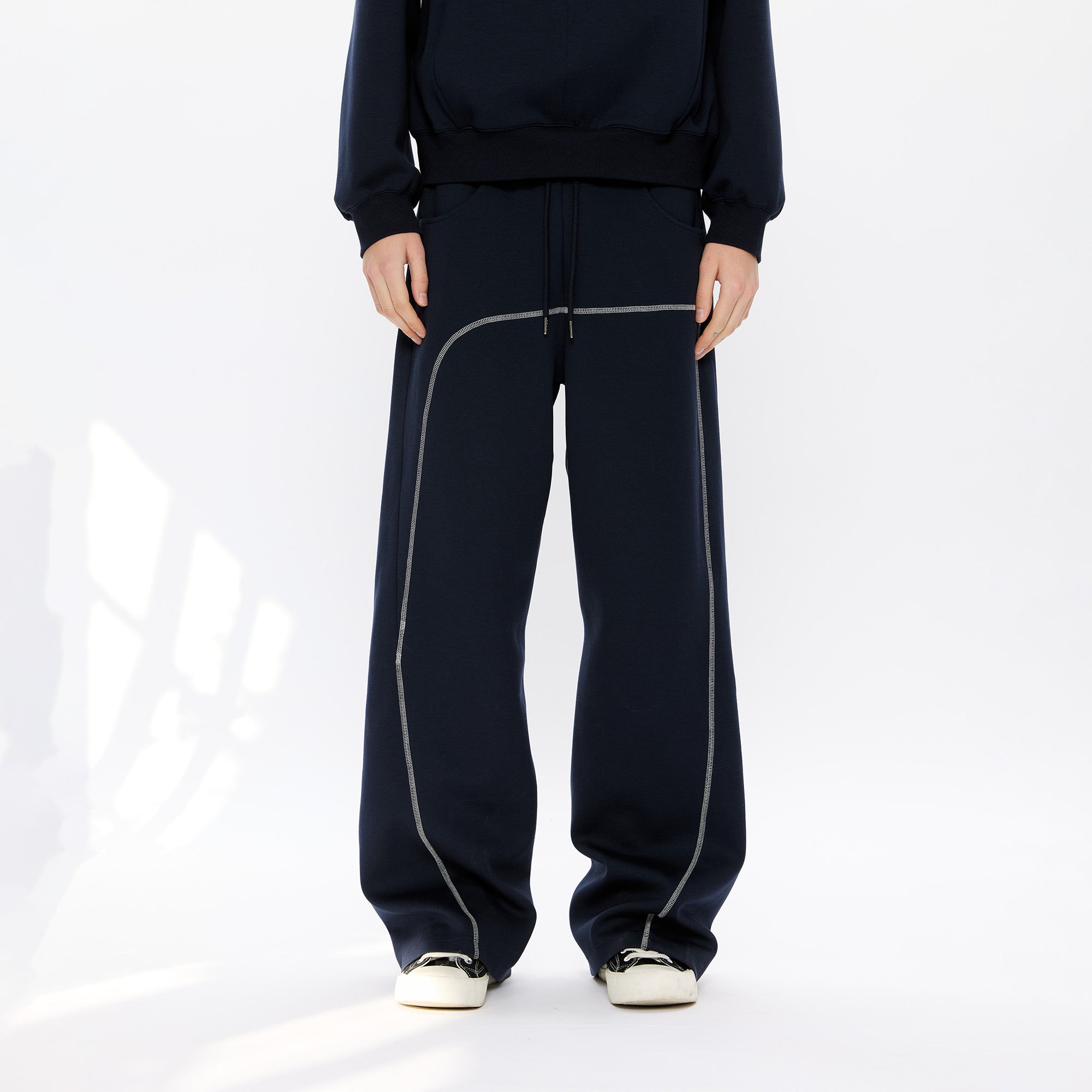 KREATE Contrast Stitch Sweatpants, premium urban and streetwear designers apparel on PROJECTISR.com, KREATE