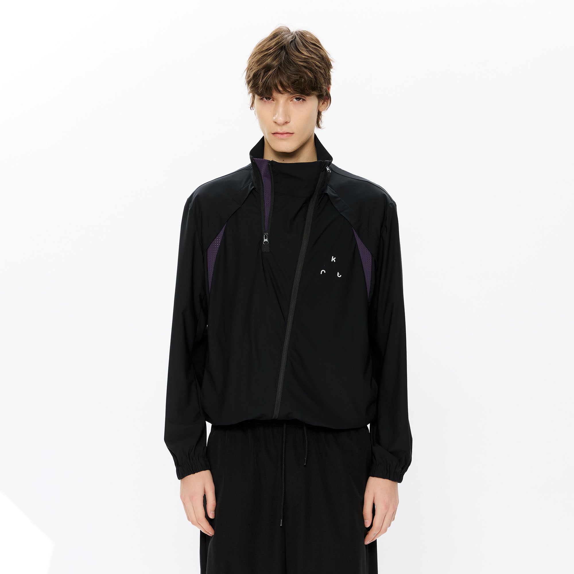 KREATE Asymmetrical Double-Zip High-Neck Hooded Jacket, premium urban and streetwear designers apparel on PROJECTISR.com, KREATE