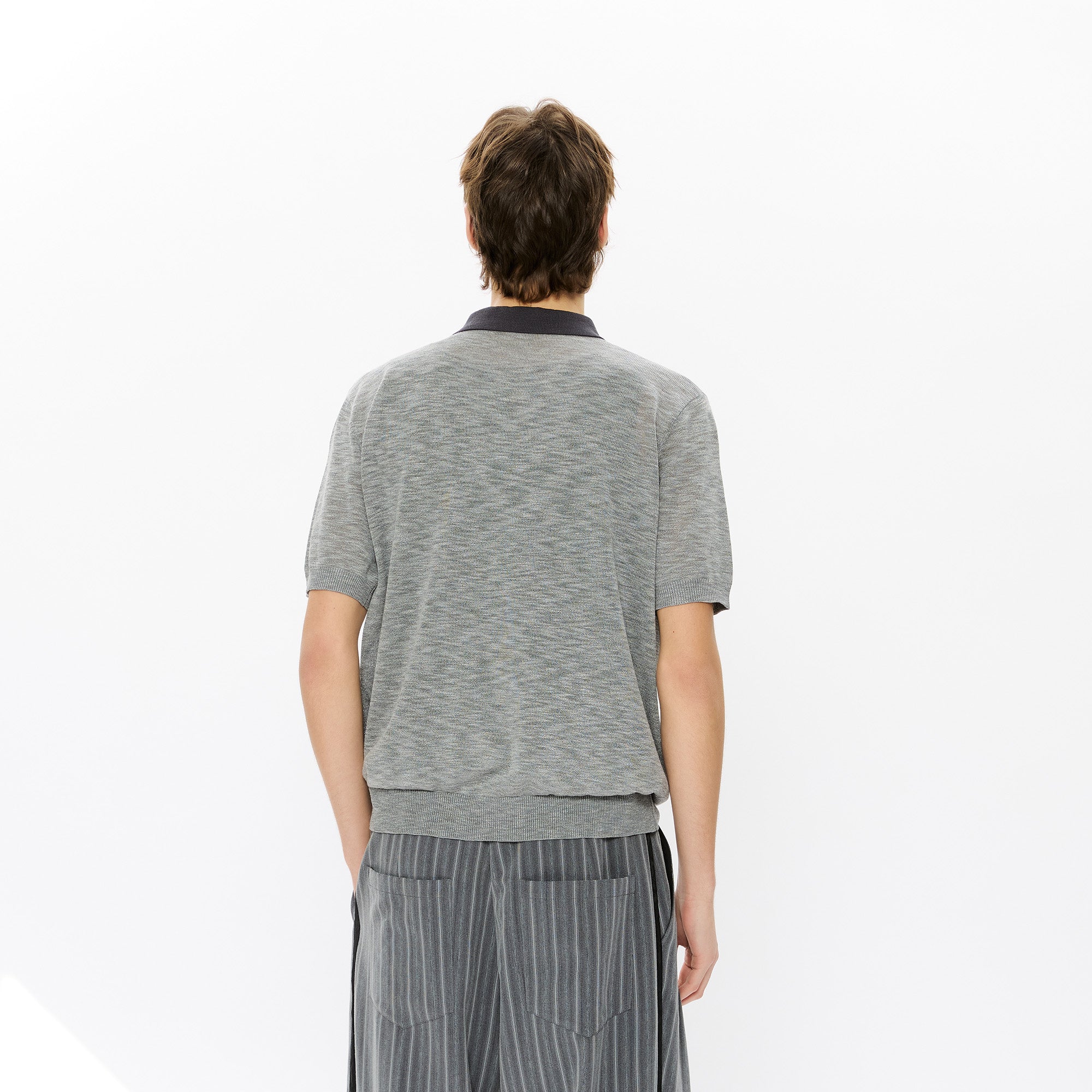 KREATE Retro Diamond-Knit Short Sleeve Polo, premium urban and streetwear designers apparel on PROJECTISR.com, KREATE