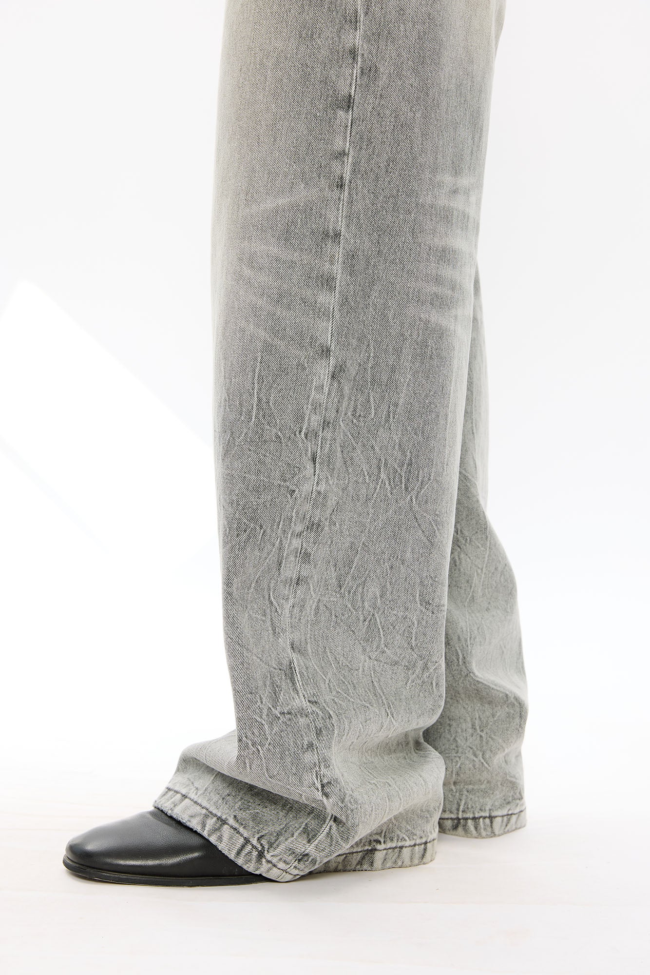 KREATE Whisker Washed Straight-Leg Jeans, premium urban and streetwear designers apparel on PROJECTISR.com, KREATE