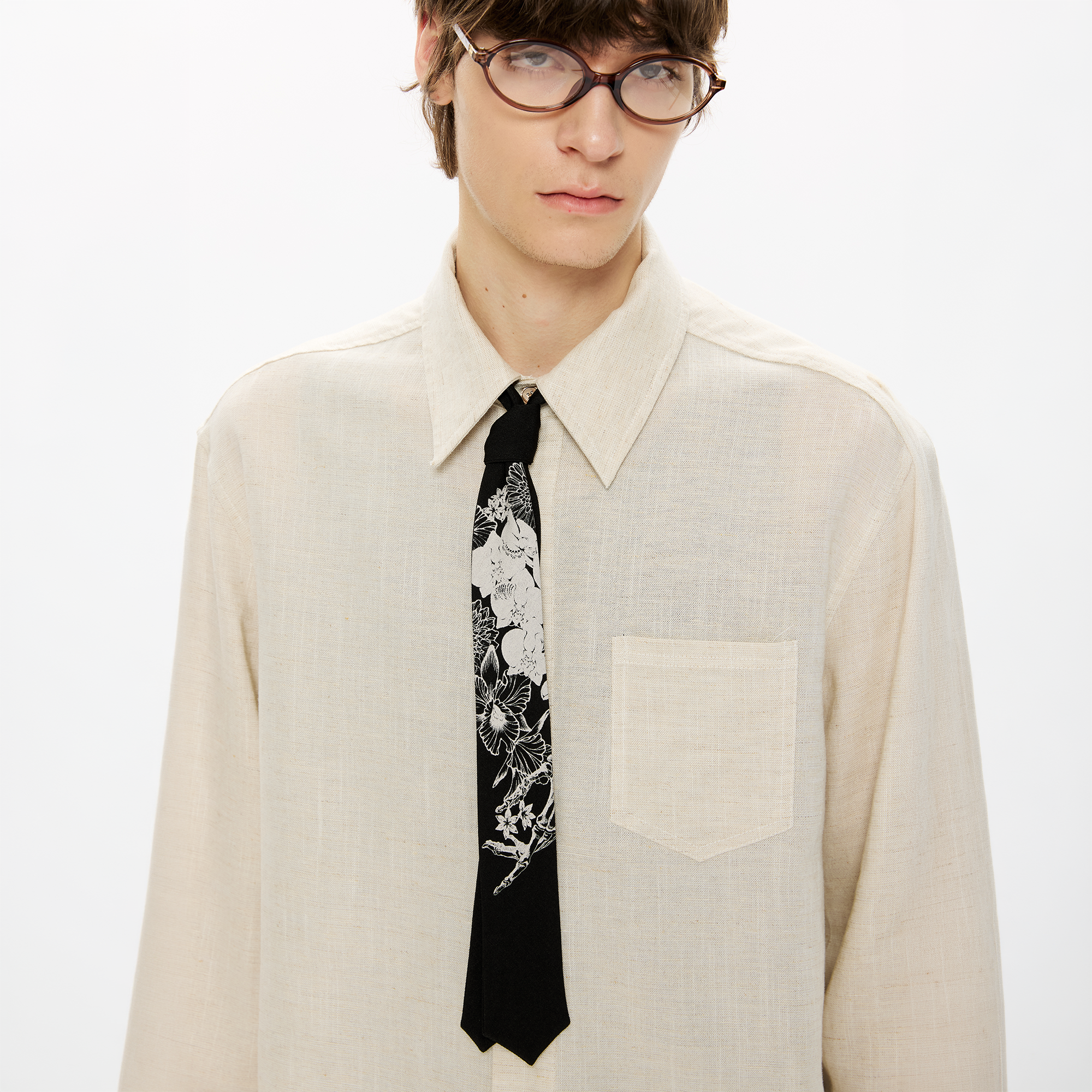 KREATE Floral Print Heritage Wide Tie, premium urban and streetwear designers apparel on PROJECTISR.com, KREATE