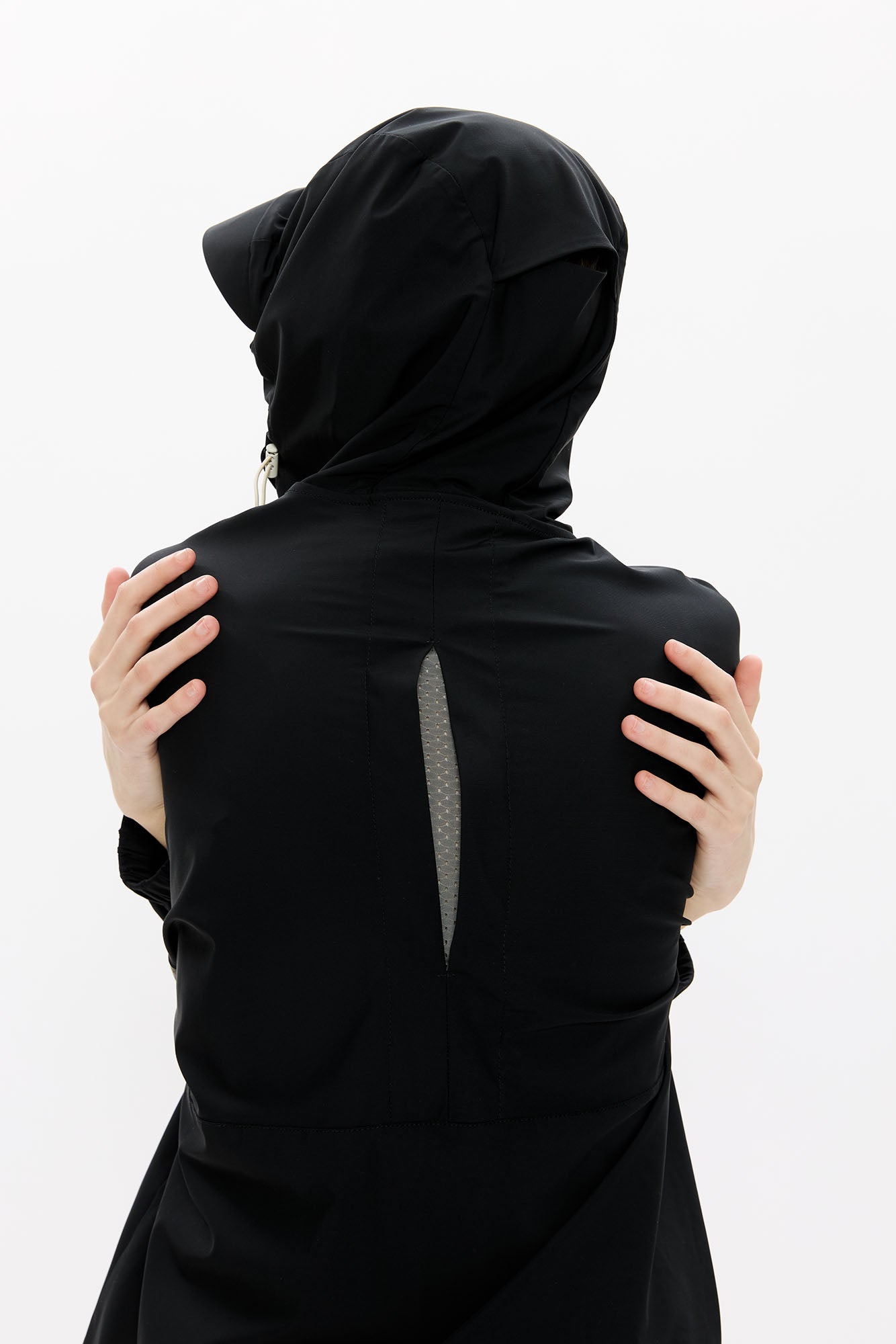 KREATE Asymmetrical-Zip Outdoor Hooded Jacket, premium urban and streetwear designers apparel on PROJECTISR.com, KREATE