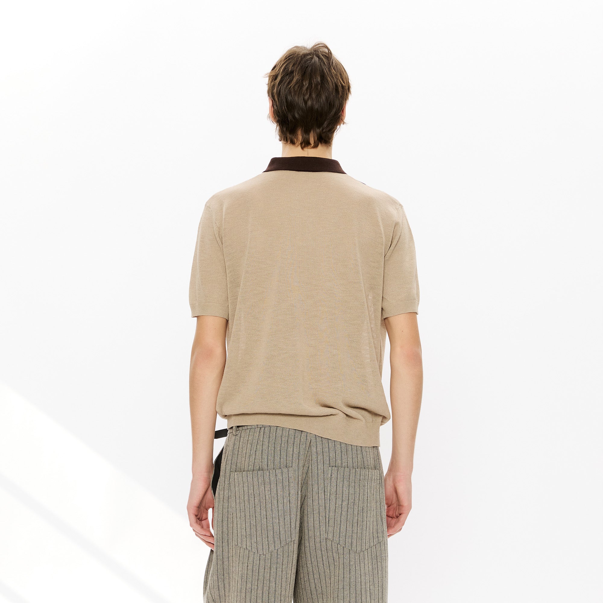 KREATE Retro Diamond-Knit Short Sleeve Polo, premium urban and streetwear designers apparel on PROJECTISR.com, KREATE