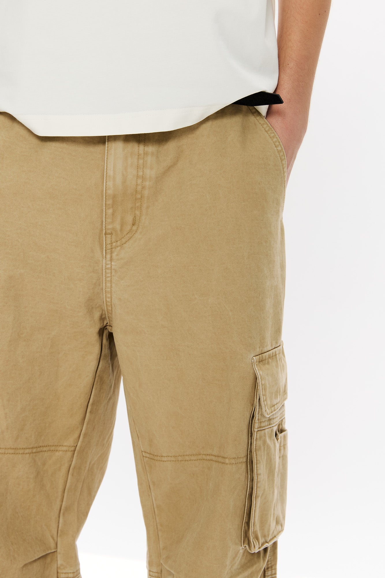 KREATE Washed Pleated Cargo Pants, premium urban and streetwear designers apparel on PROJECTISR.com, KREATE