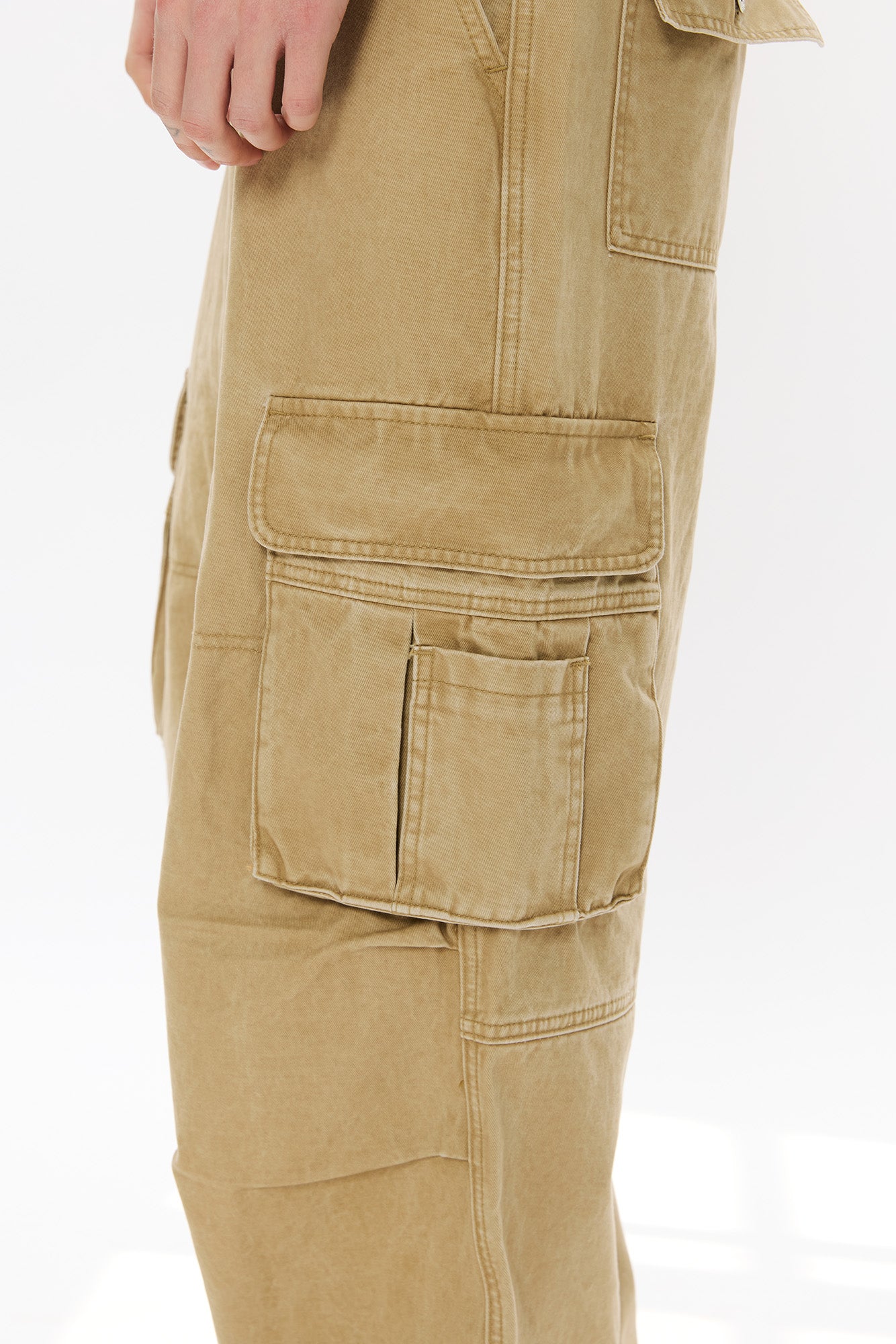 KREATE Washed Pleated Cargo Pants, premium urban and streetwear designers apparel on PROJECTISR.com, KREATE