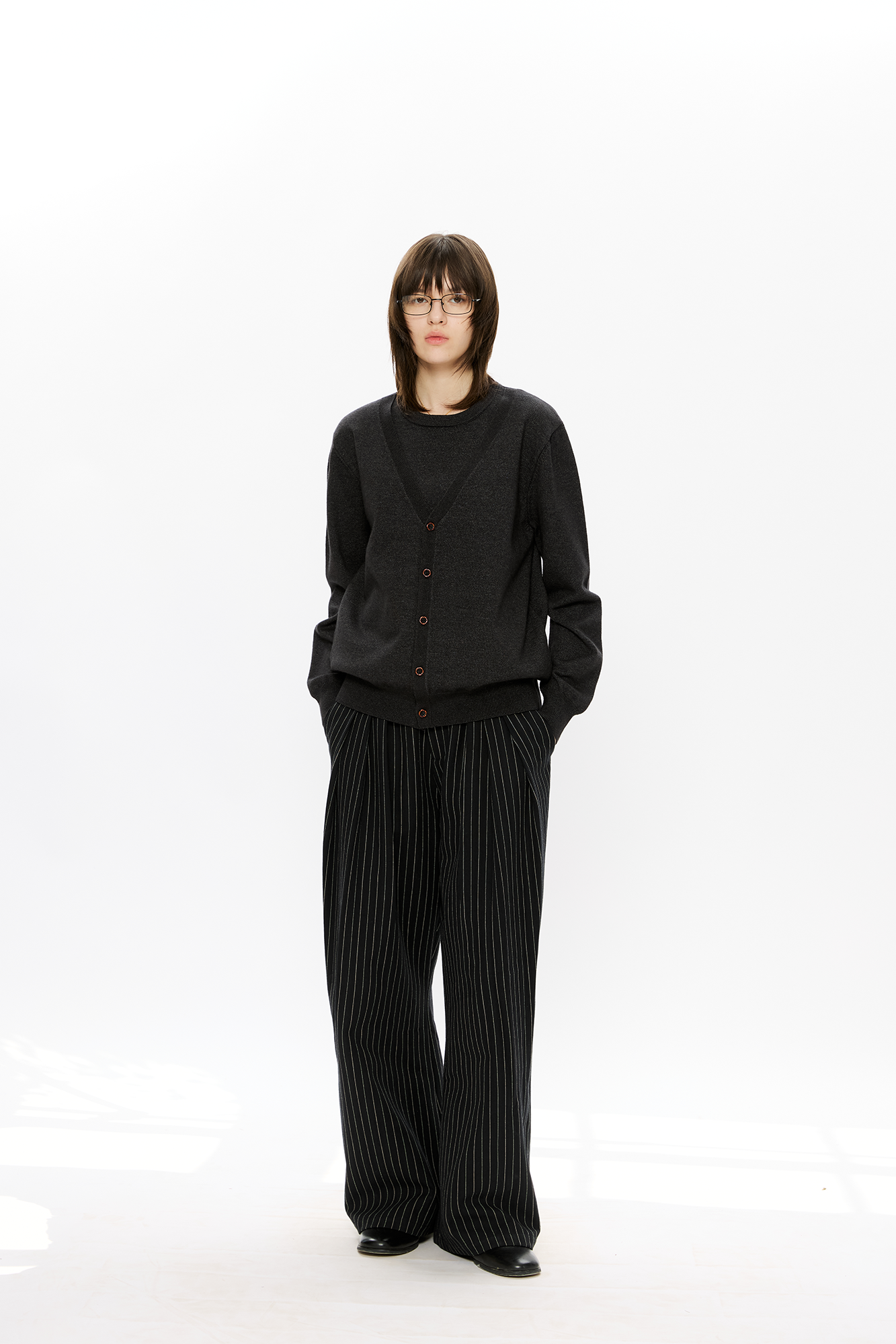 KREATE Essential Double-Layer Knit Cardigan, premium urban and streetwear designers apparel on PROJECTISR.com, KREATE