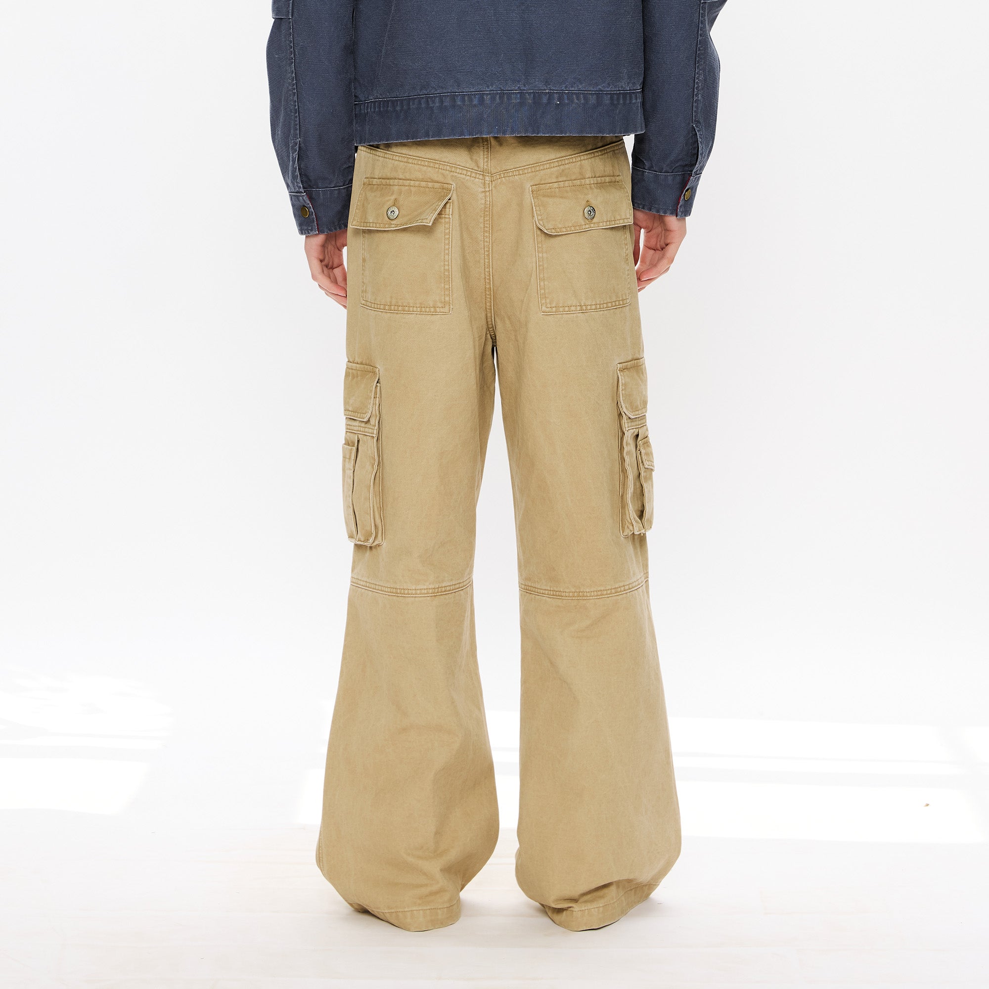 KREATE Washed Pleated Cargo Pants, premium urban and streetwear designers apparel on PROJECTISR.com, KREATE