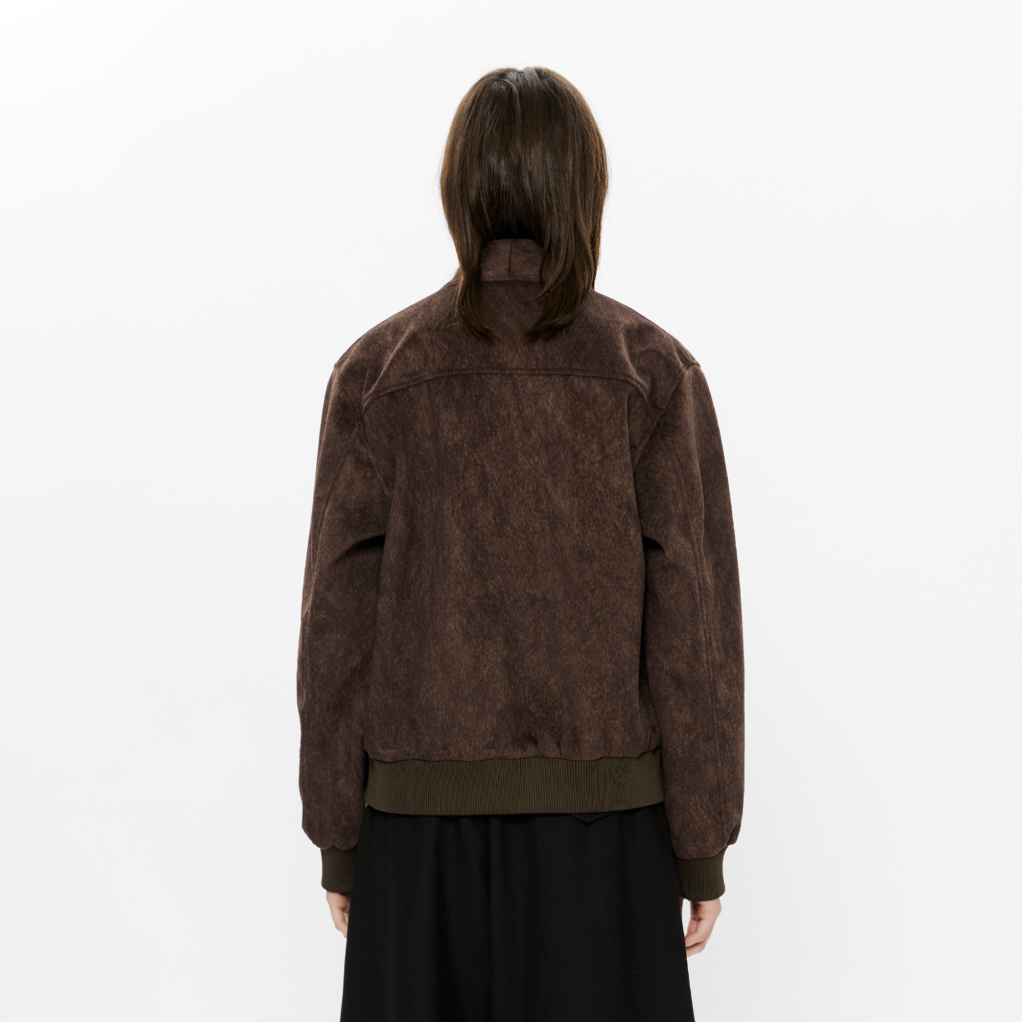 KREATE Faux Layered-Look V-Neck Jacket, premium urban and streetwear designers apparel on PROJECTISR.com, KREATE