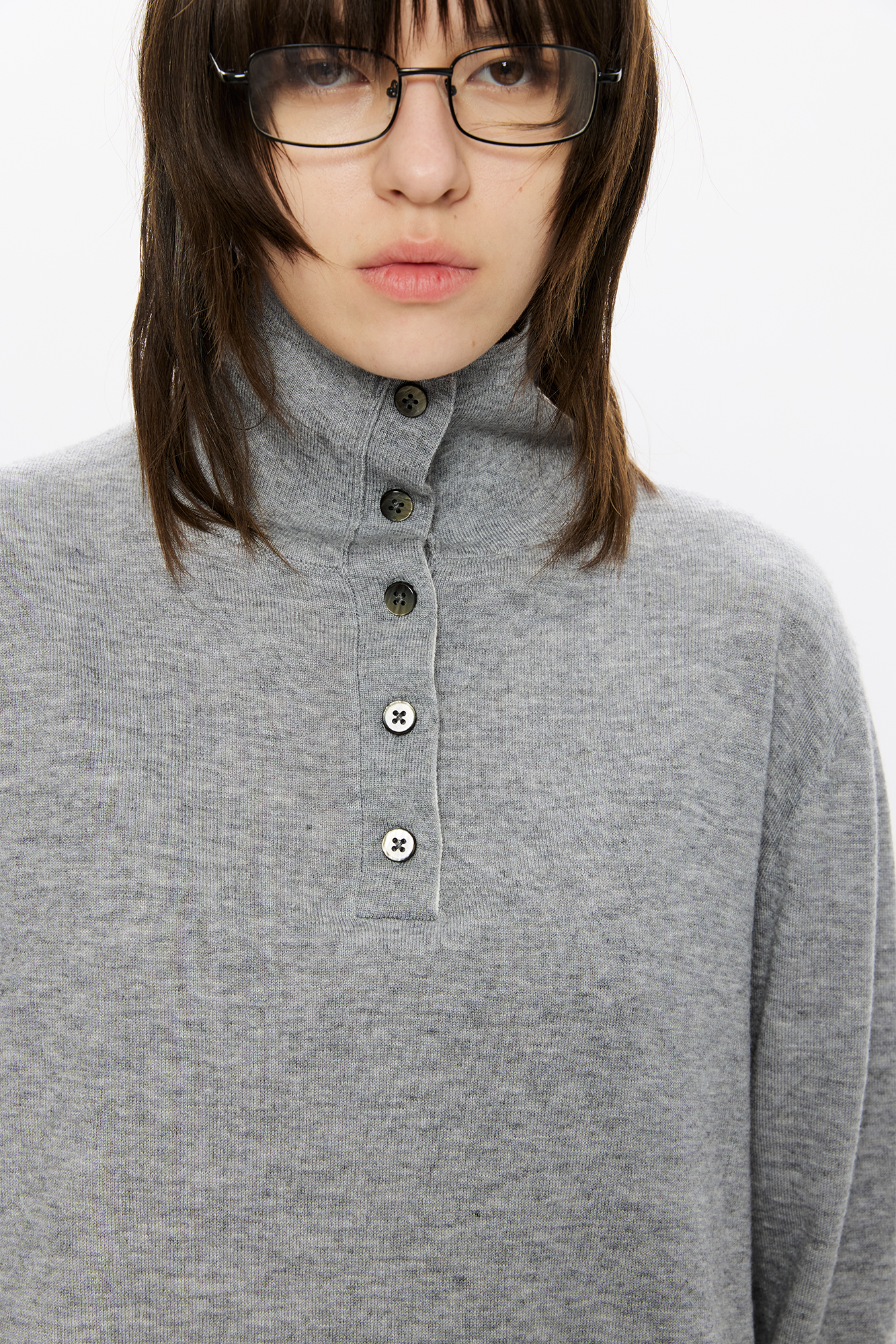 KREATE Double-Collar Wool-Blend Knit Polo, premium urban and streetwear designers apparel on PROJECTISR.com, KREATE