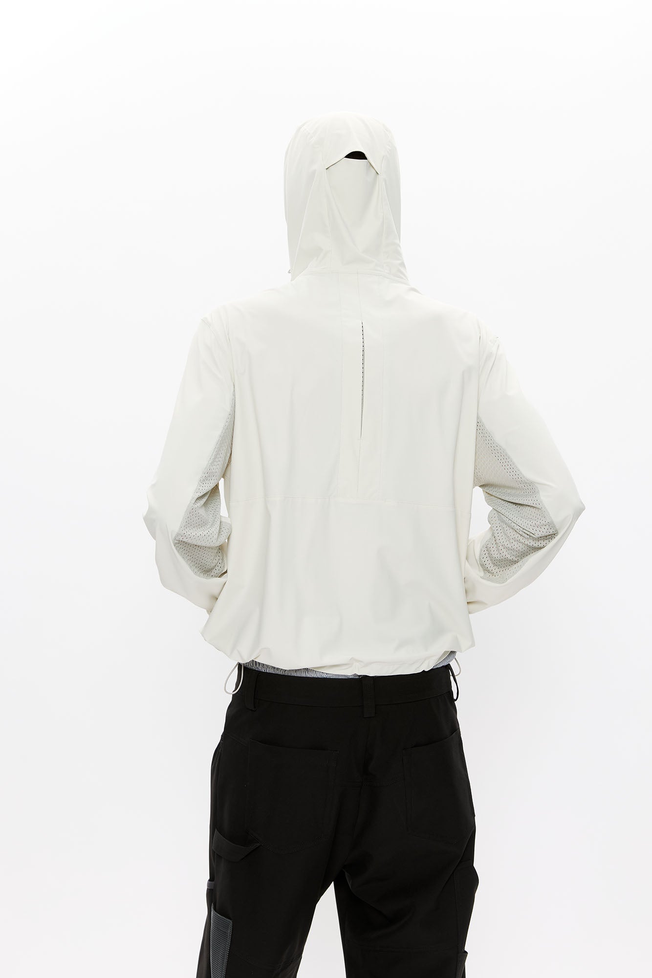 KREATE Asymmetrical-Zip Outdoor Hooded Jacket, premium urban and streetwear designers apparel on PROJECTISR.com, KREATE