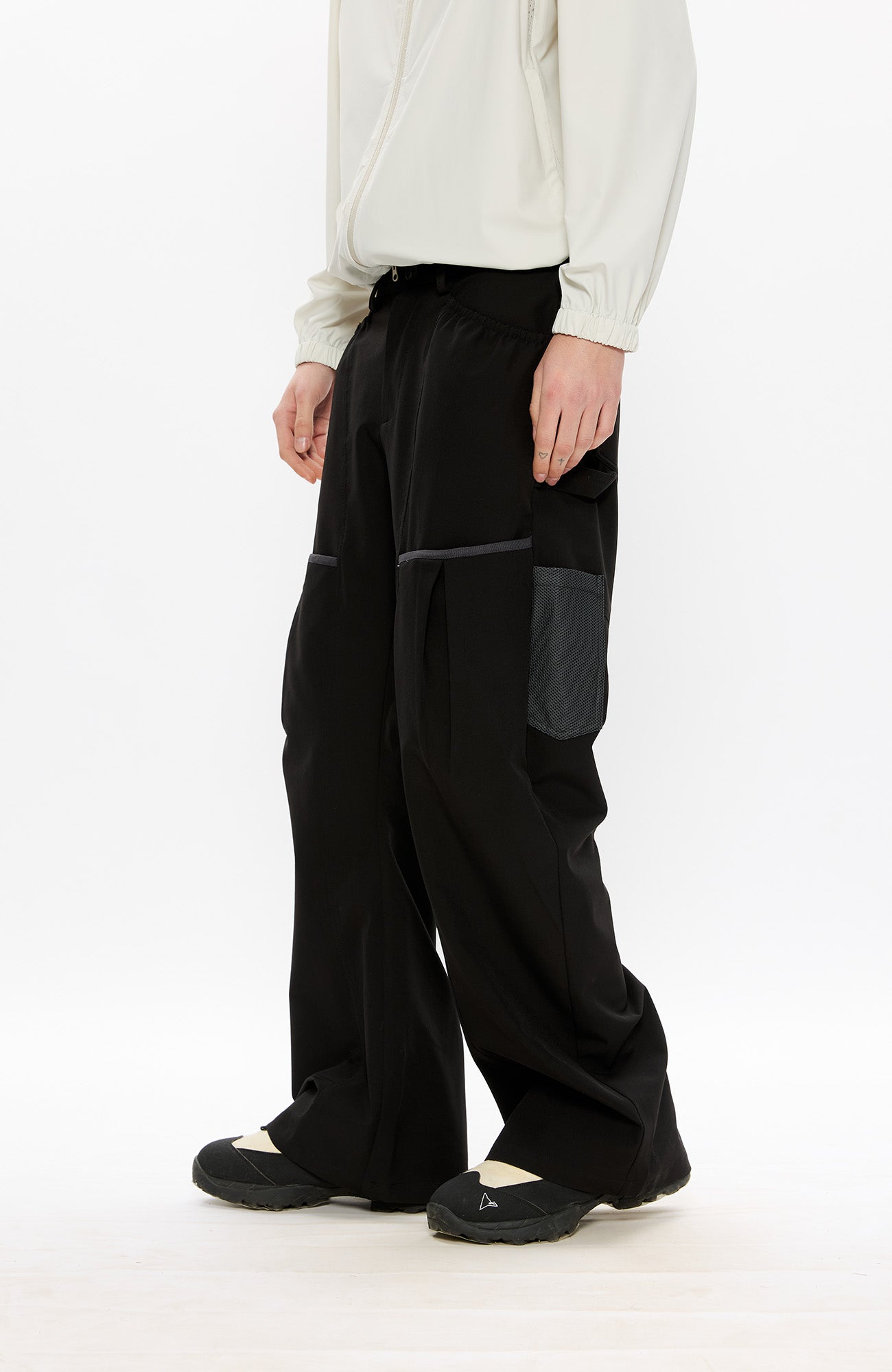KREATE Curved Panel Utility Trousers, premium urban and streetwear designers apparel on PROJECTISR.com, KREATE