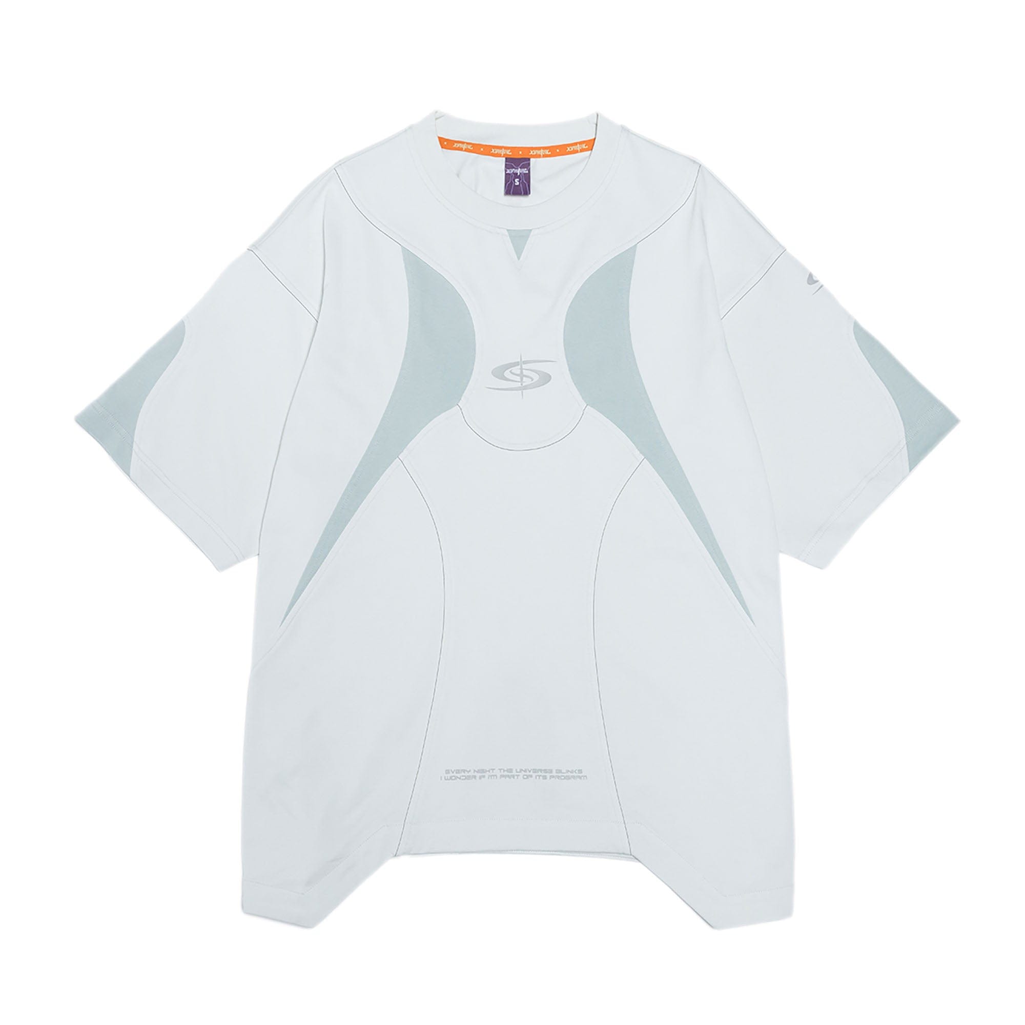 XIPHEVIL Curve Spliced Quick-Dry Sorona T-Shirt Ice