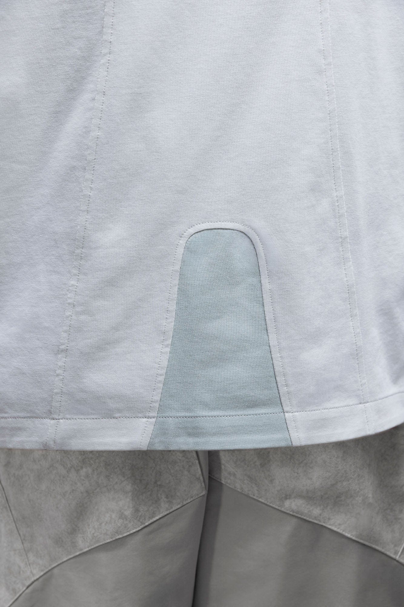 XIPHEVIL Curve Spliced Quick-Dry Sorona T-Shirt Ice