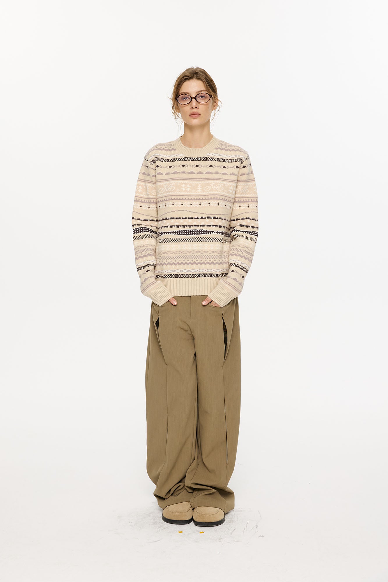 KREATE Classical Fair Isle Sweater, premium urban and streetwear designers apparel on PROJECTISR.com, KREATE