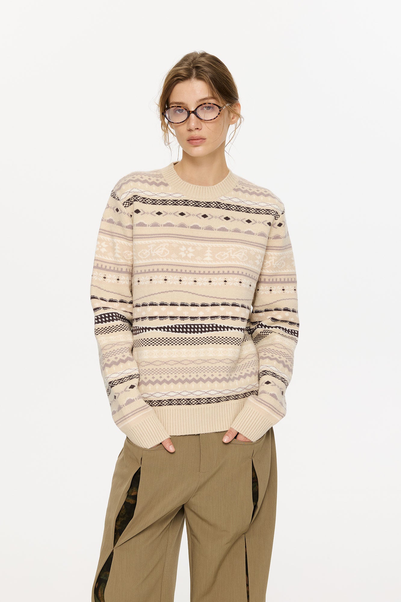 KREATE Classical Fair Isle Sweater, premium urban and streetwear designers apparel on PROJECTISR.com, KREATE