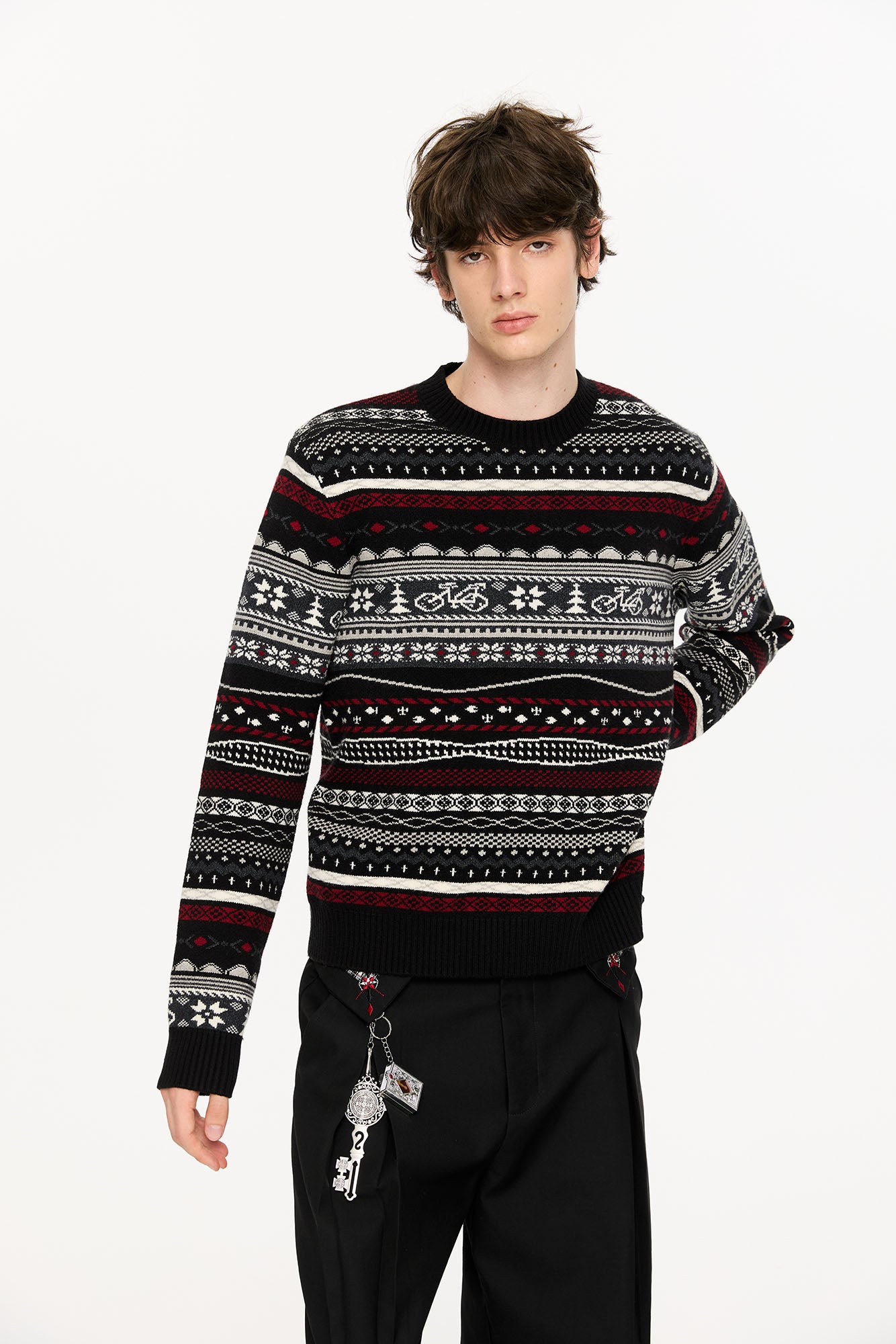 KREATE Classical Fair Isle Sweater, premium urban and streetwear designers apparel on PROJECTISR.com, KREATE