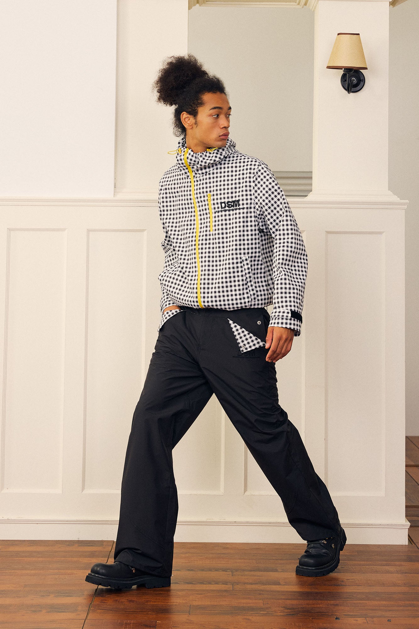 DONSMOKE Check Pocket Teflon Windproof Pants