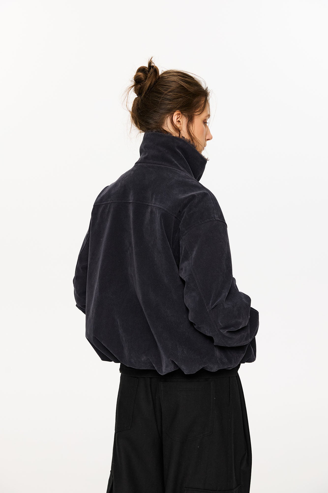 KREATE Suede Fuzzy Lining Jacket