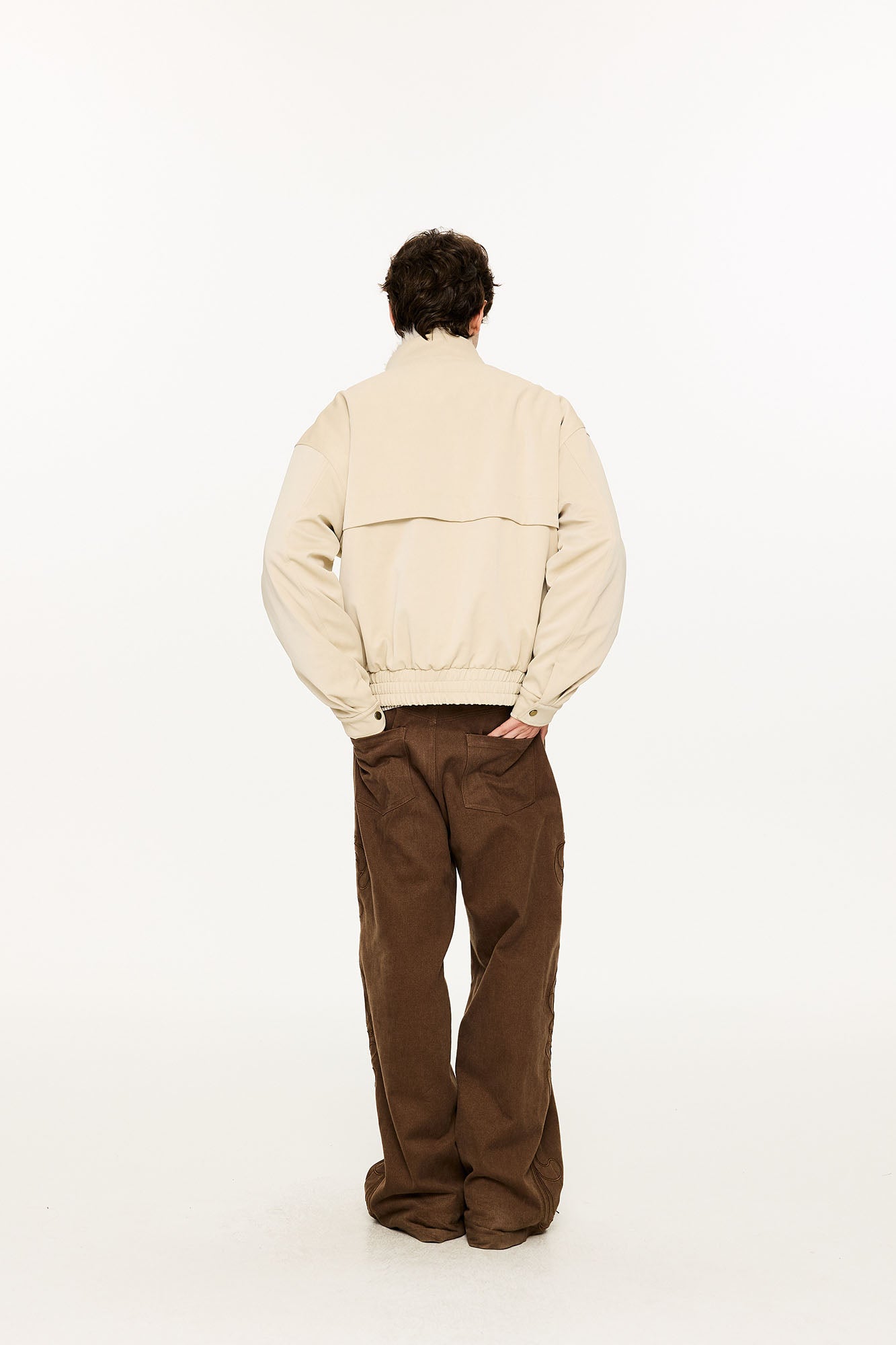 KREATE Faux Fur Lining PU Jacket