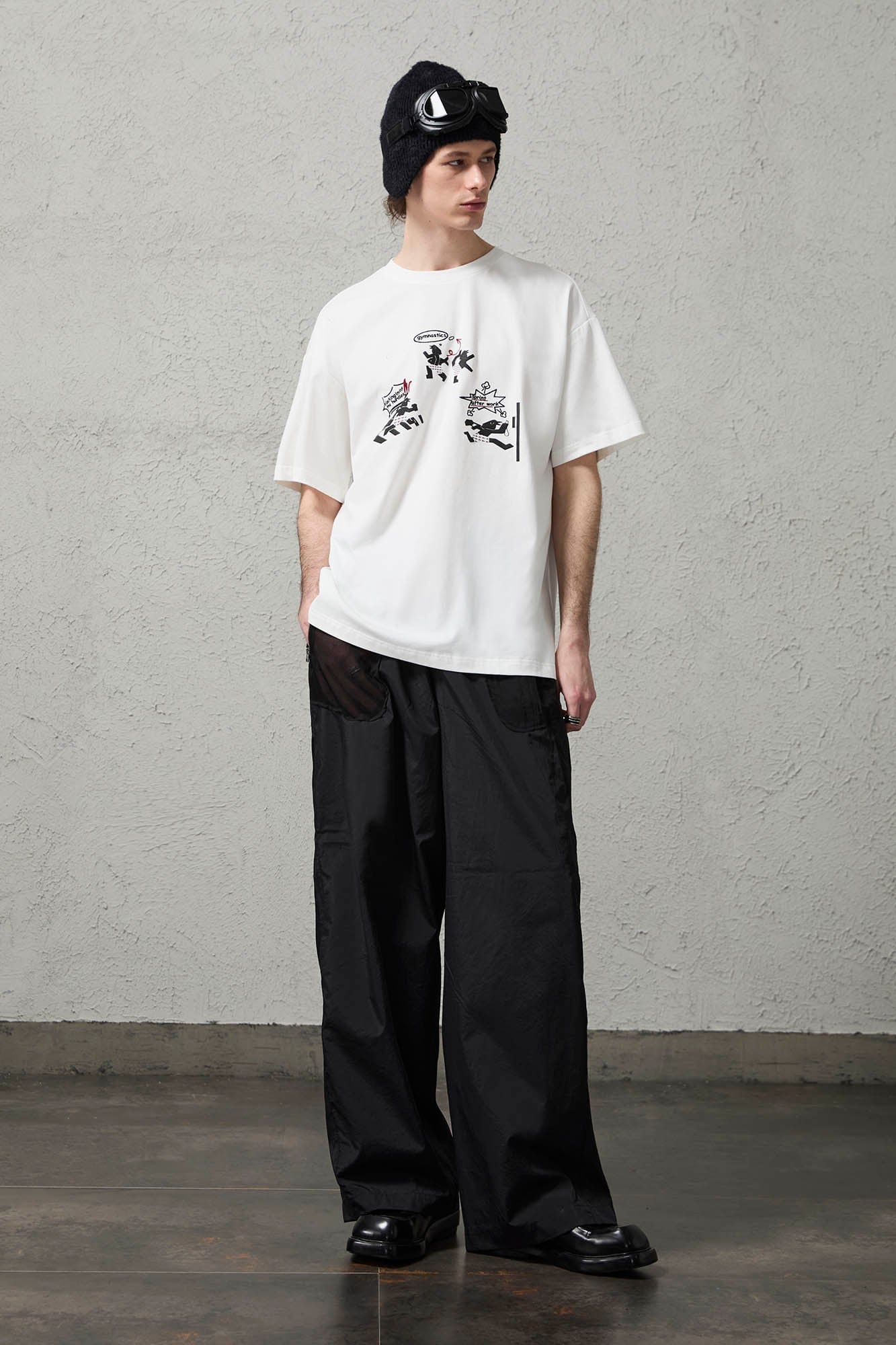 ORGANIC EMOTION Birdman Doodle Graphic T-Shirt