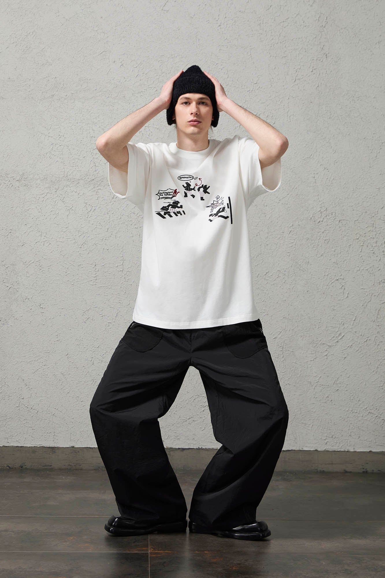 ORGANIC EMOTION Birdman Doodle Graphic T-Shirt