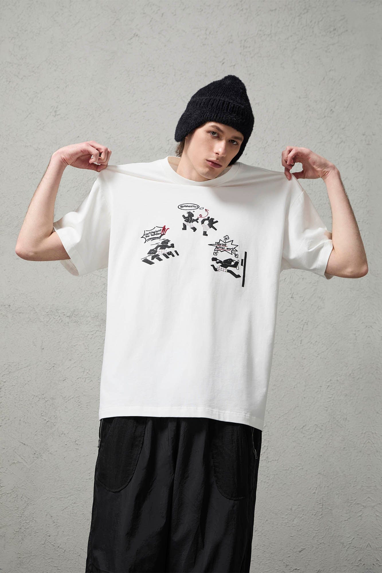 ORGANIC EMOTION Birdman Doodle Graphic T-Shirt